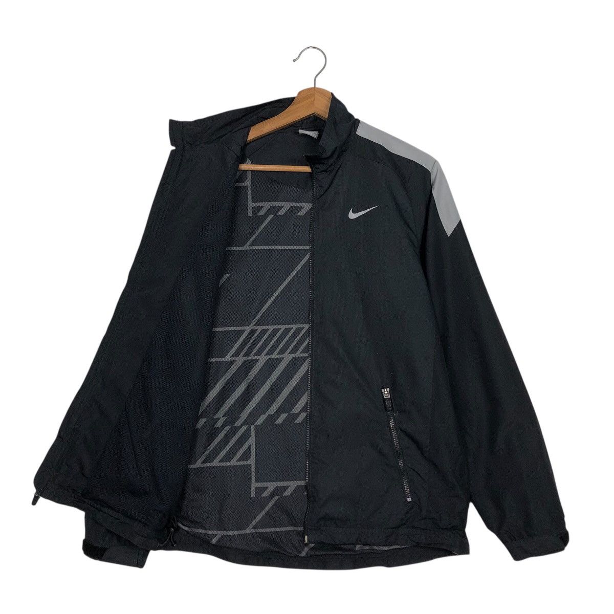 Nike 📌Vintage Bomber Zipper Jacket Nike Size US S / EU 44-46 / 1 - 12 Thumbnail