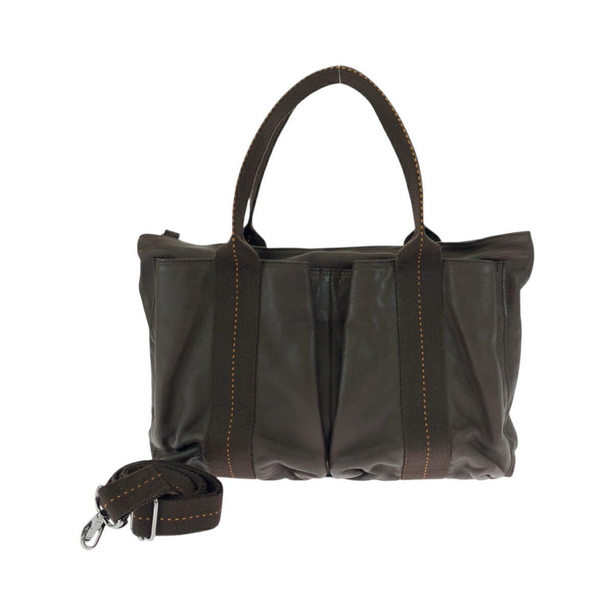 Hermes Hermes Hermes Caravan Horizontal MM Veaudermas 2way bag Leather Shoulder Bag Stamp J DUTY FREE for USA Size ONE SIZE - 1 Thumbnail