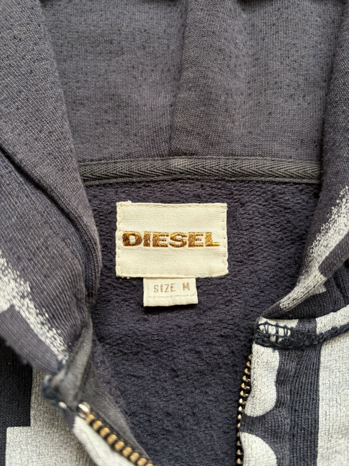 Diesel Diesel Monogram Logo Vintage Hoodie Size US M / EU 48-50 / 2 - 5 Thumbnail