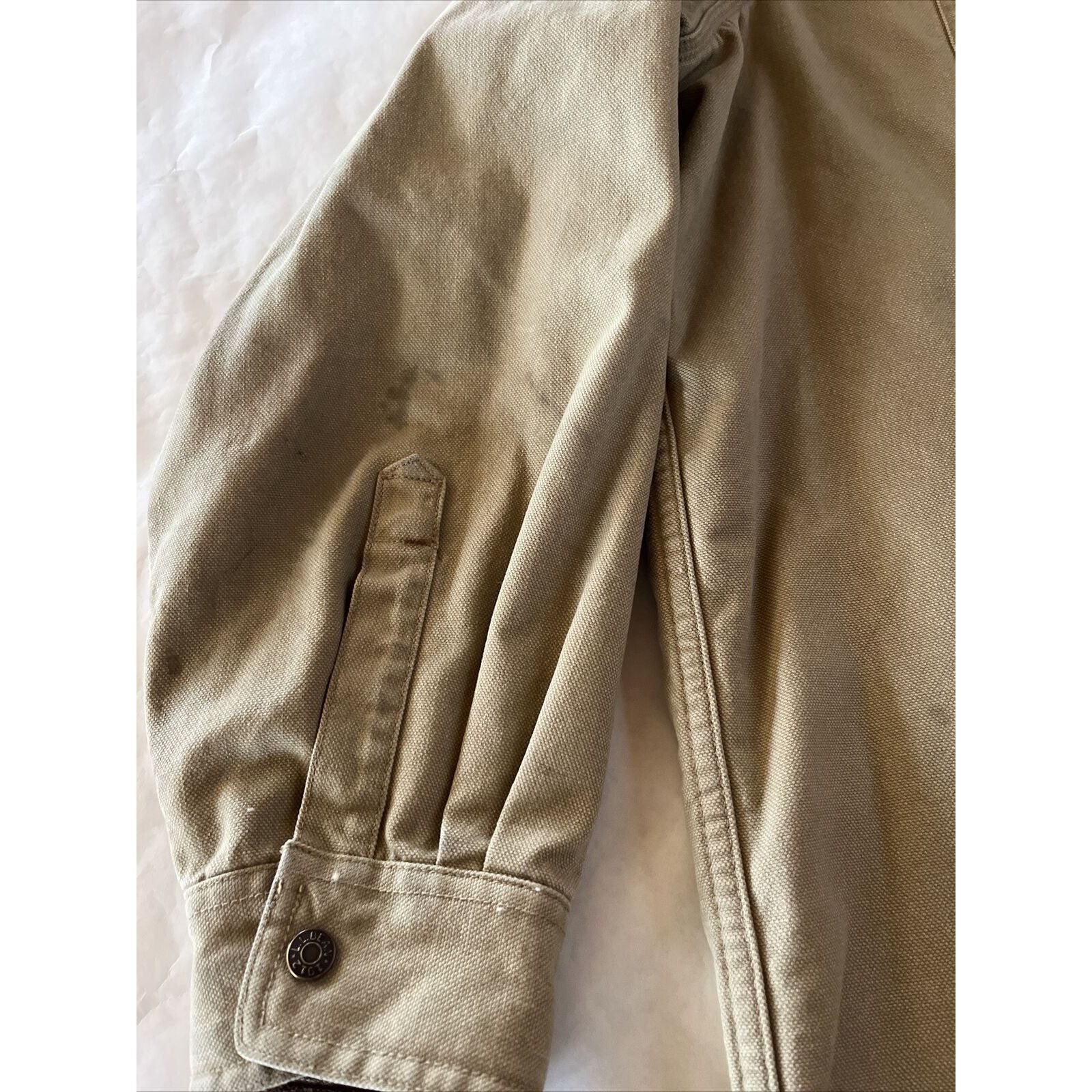 L.L. Bean LL Bean Vintage Men’s XXLT Brown Canvas Snap Shacket Jacket Size US XXL / EU 58 / 5 - 7 Thumbnail
