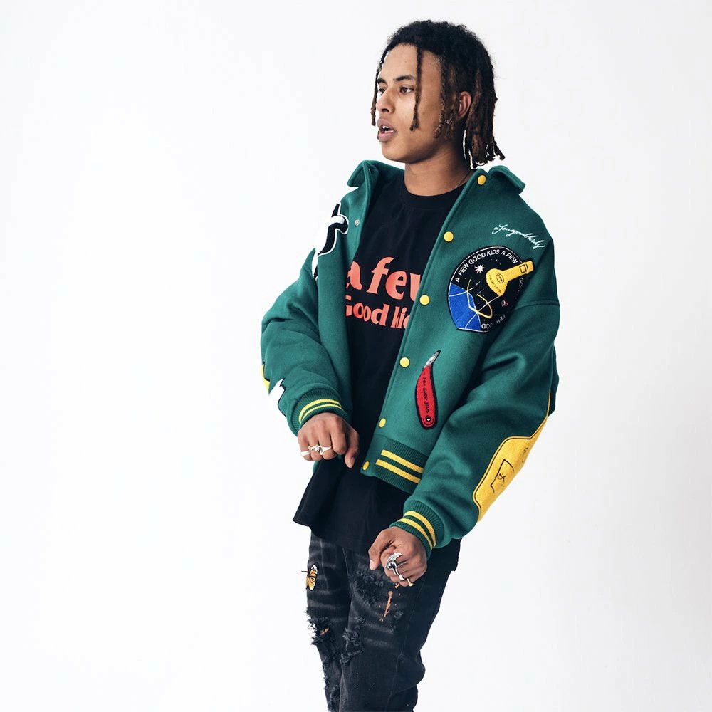 Japanese Brand A FEW GOOD KIDS ROCKET COLLEGE JACKET Size US L / EU 52-54 / 3 - 5 Thumbnail