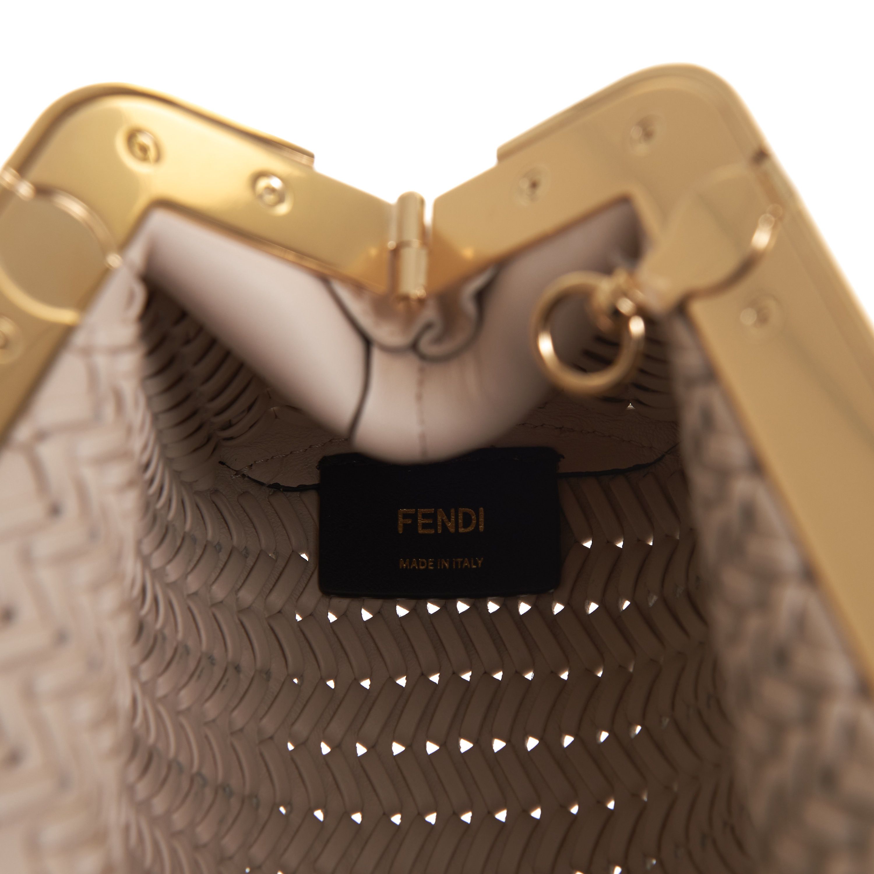 Fendi First Small Camellia Interlaced Leather Bag Size ONE SIZE - 13 Thumbnail