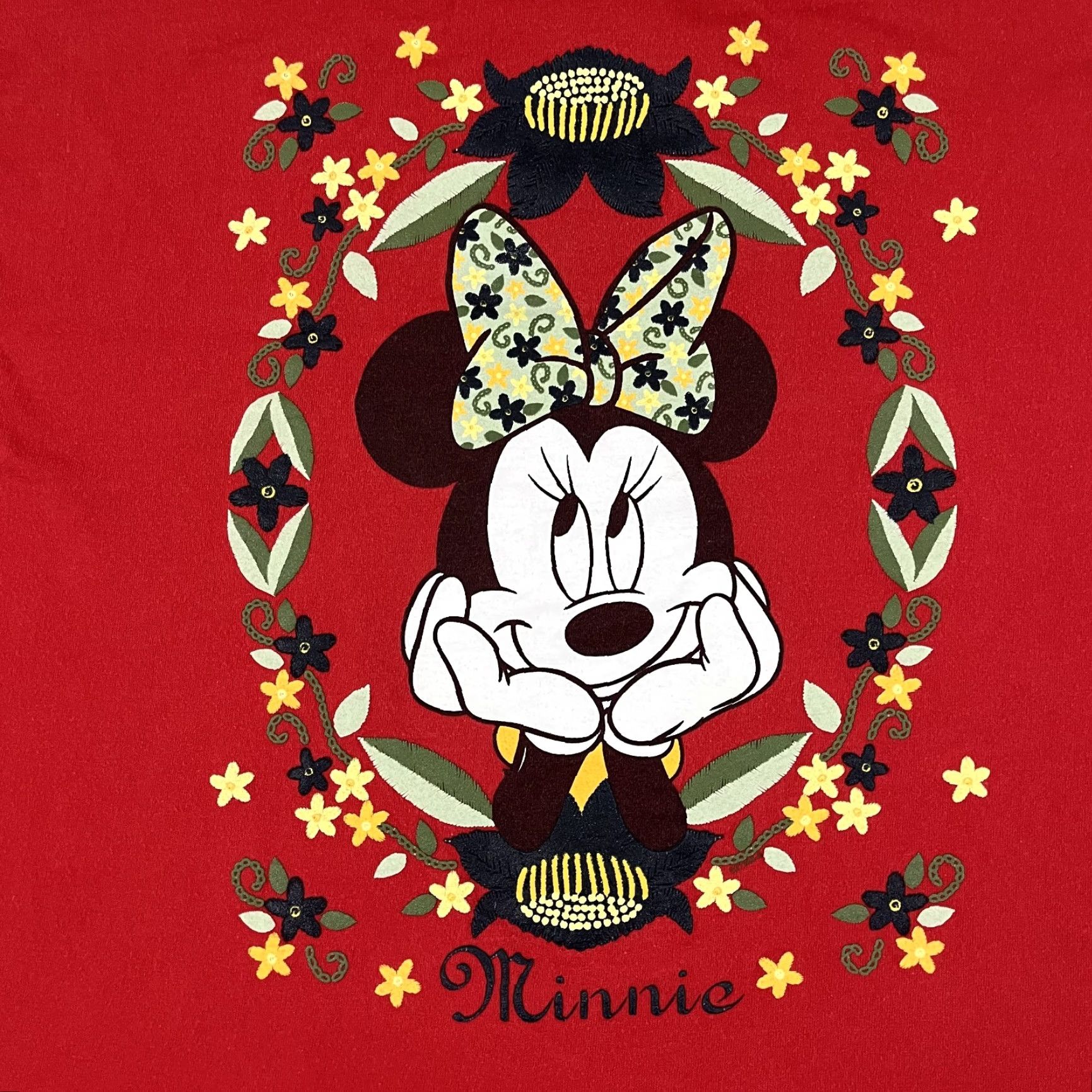 Disney VTG Disney Mickey & Minnie Mouse T-Shirt Adult 2XL Red Double-Sided Graphic Tee Crew Neck Short Sleeve Size US XXL / EU 58 / 5 - 4 Thumbnail