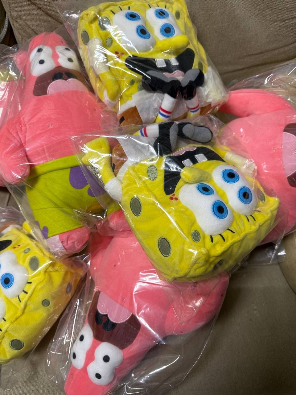 Cactus Plant Flea Market × Nickelodeon × Uniqlo Uniqlo x SpongeBob SquarePants CPFM Patrick+Spongebob Plush Size ONE SIZE - 1 Preview