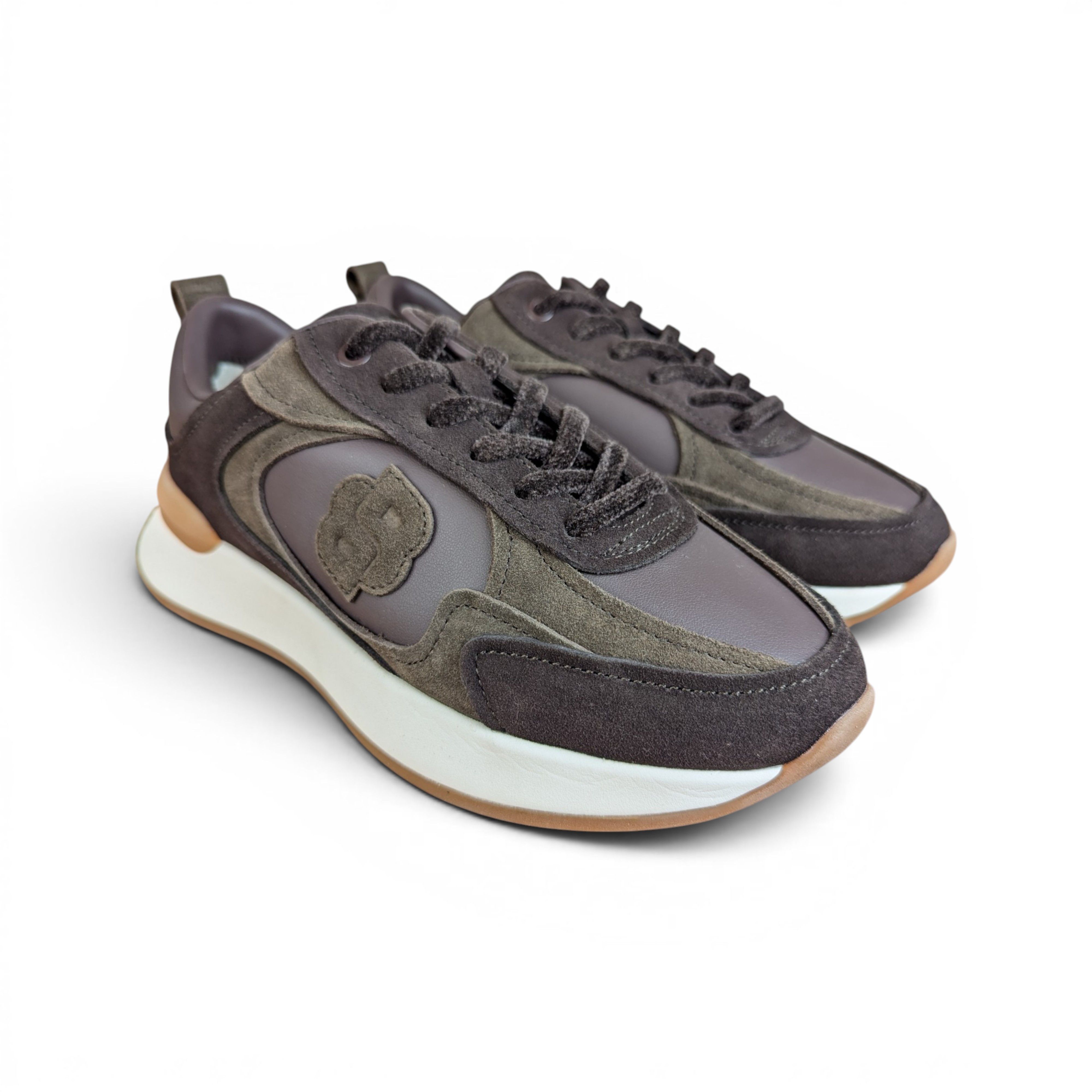 Hugo Boss HUGO BOSS SUEDE BORDEAUX SNEAKERS Size US 7 / IT 37 - 3 Thumbnail