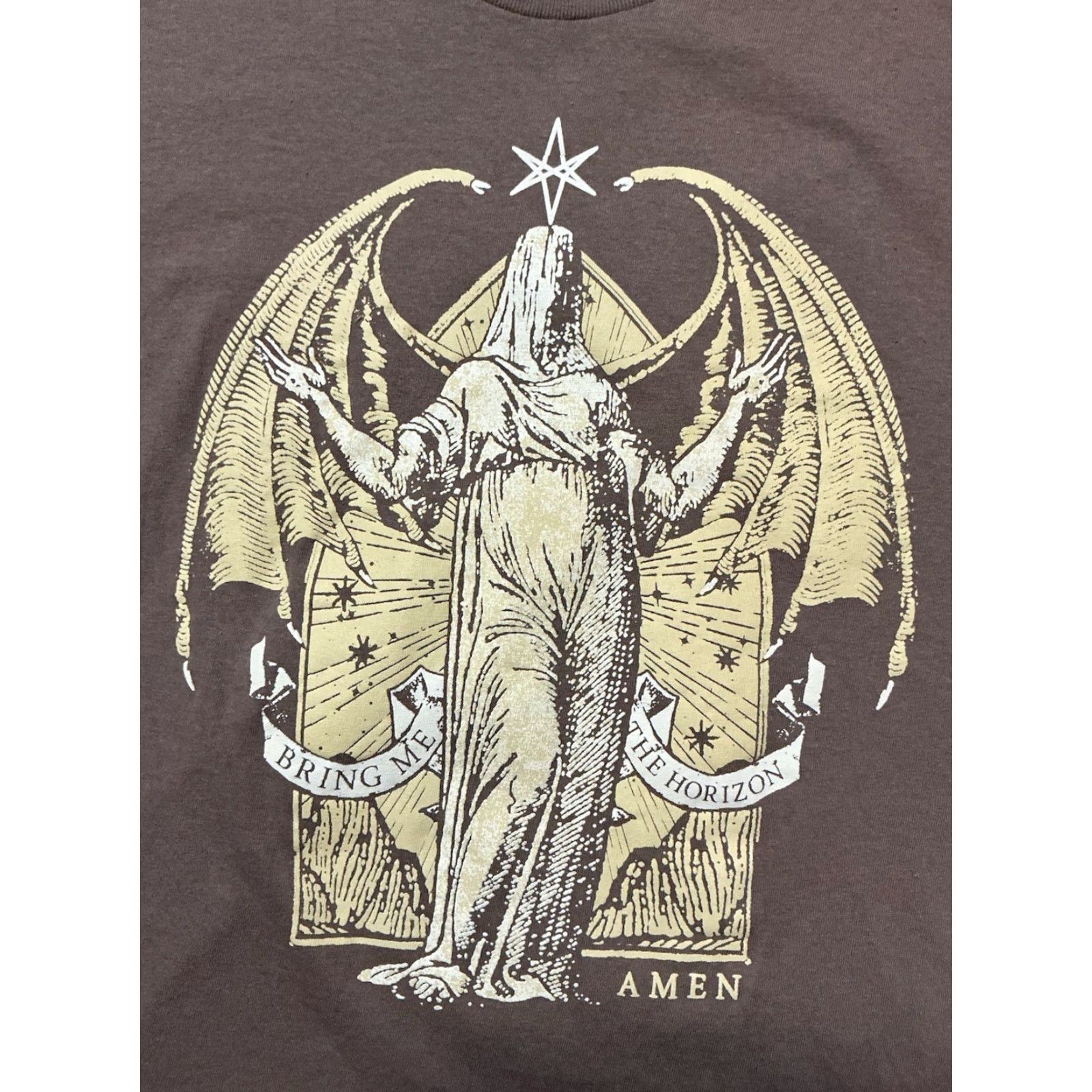 Vintage VINTAGE Bring Me The Horizon Post Human: NeX GEn Amen Official Metalcore Band T-Shirt LG Size US L / EU 52-54 / 3 - 6 Thumbnail