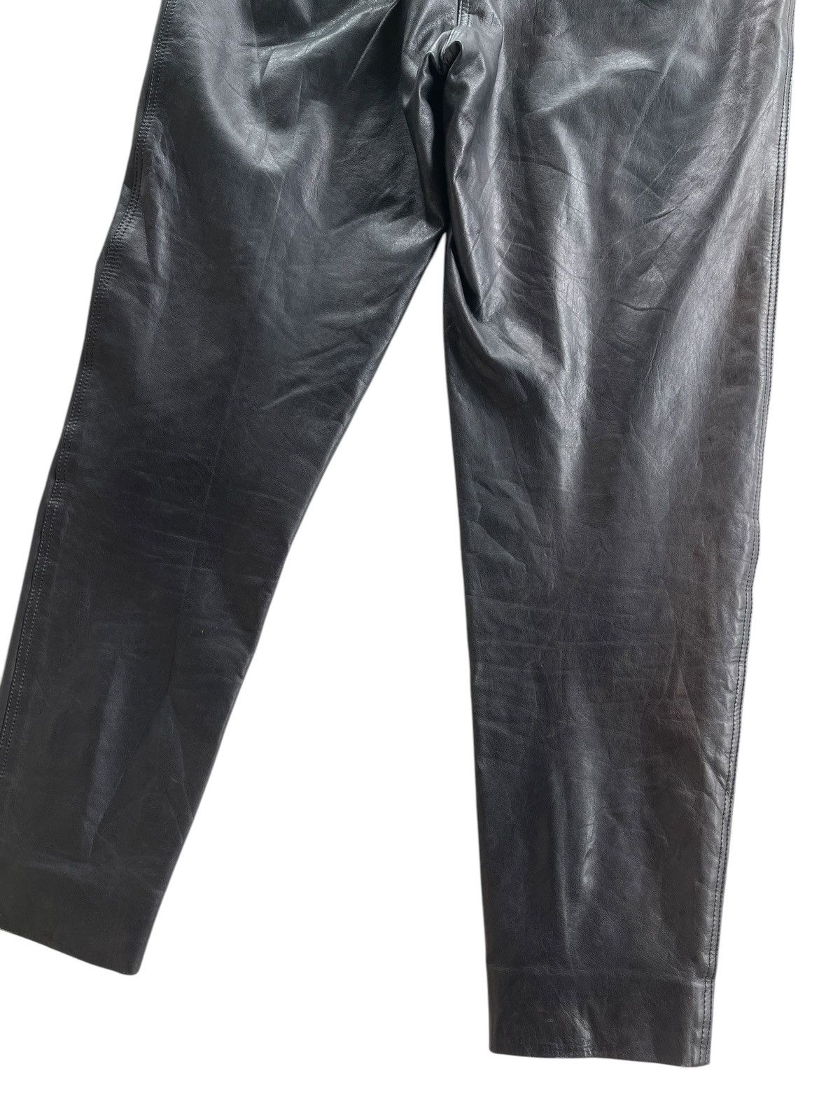 Helmut Lang Vintage Helmut Lang Highwaist Cowhide Pants Size 24" / US 00 / IT 34 - 4 Thumbnail