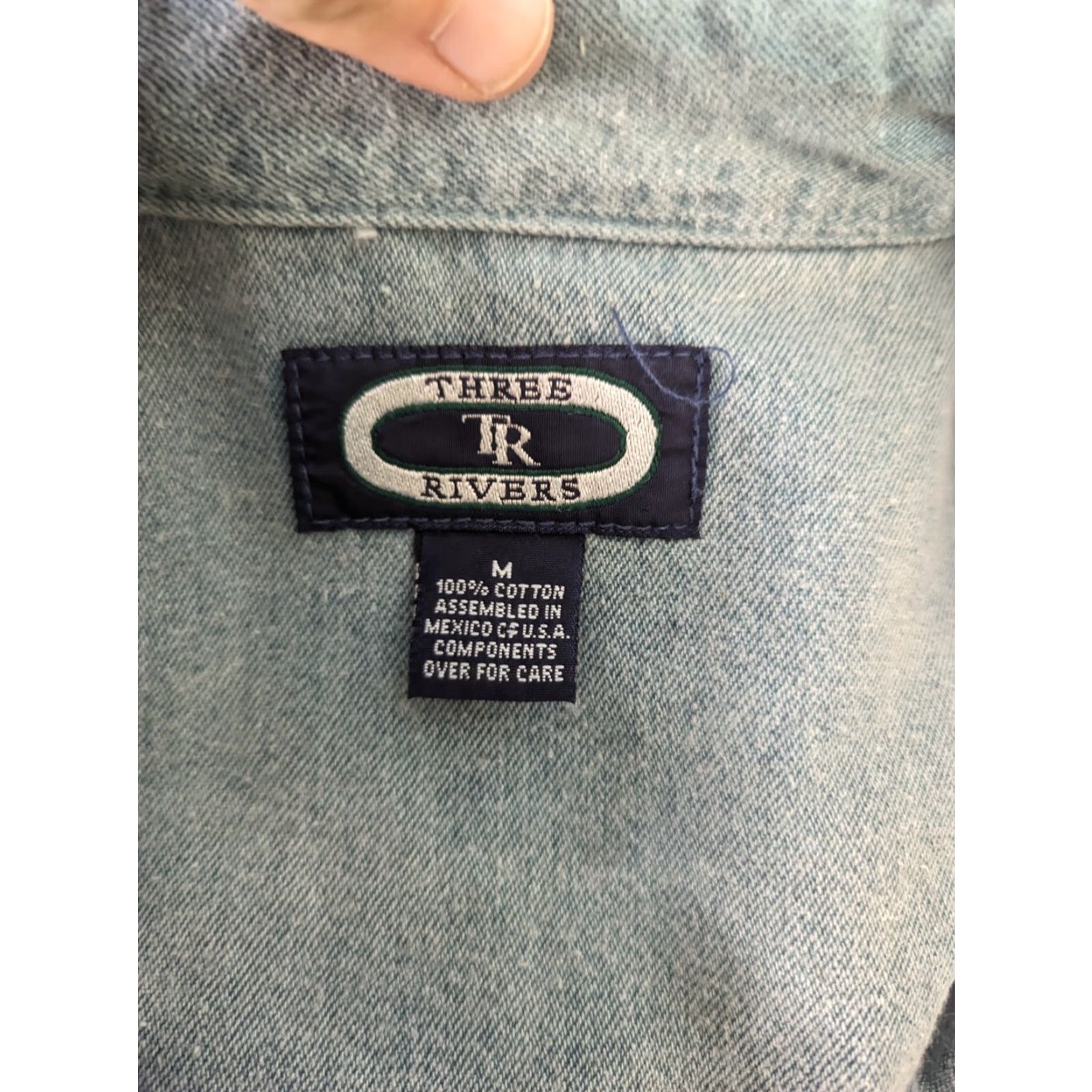 Denime VINTAGE Stugis Rally Denim Long Sleeve Shirt Motorcycle Men’s Medium L6M Size US M / EU 48-50 / 2 - 4 Thumbnail
