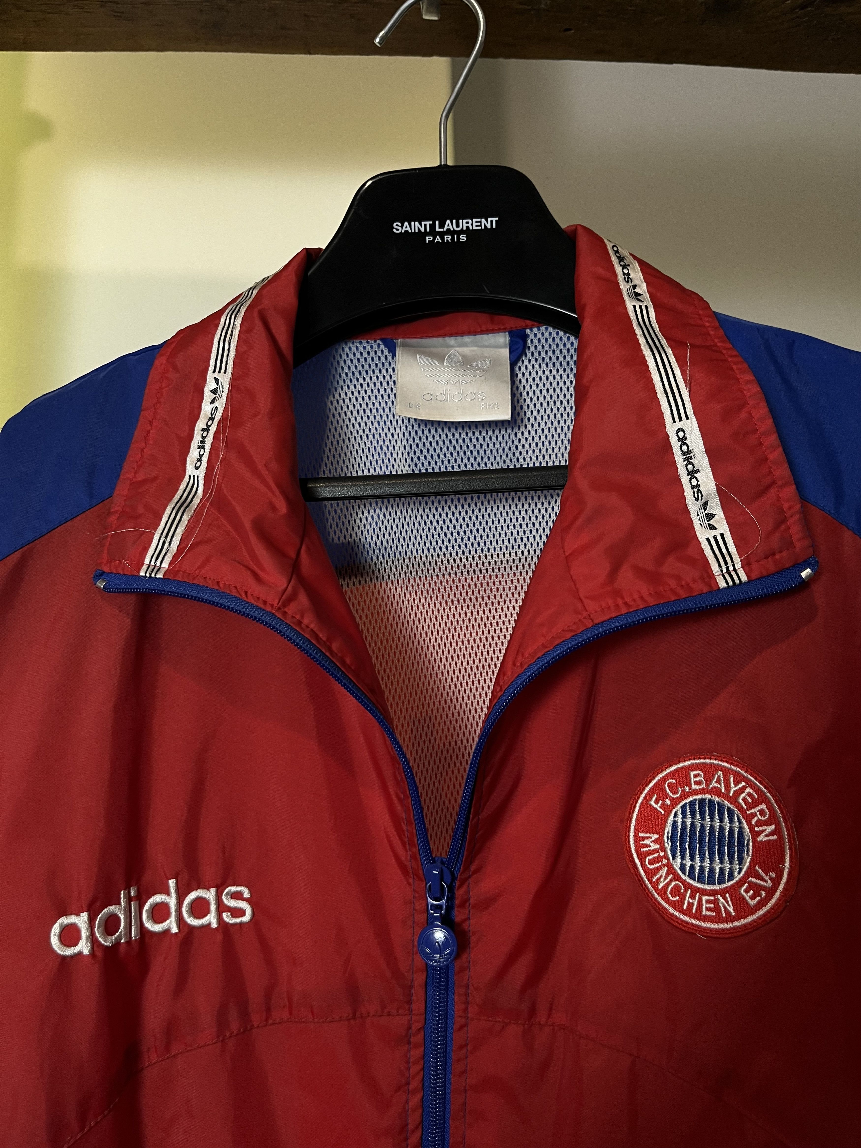 Adidas × Vintage Adidas 90s FC Bayern Munich Training Jacket Staff Size US L / EU 52-54 / 3 - 4 Thumbnail