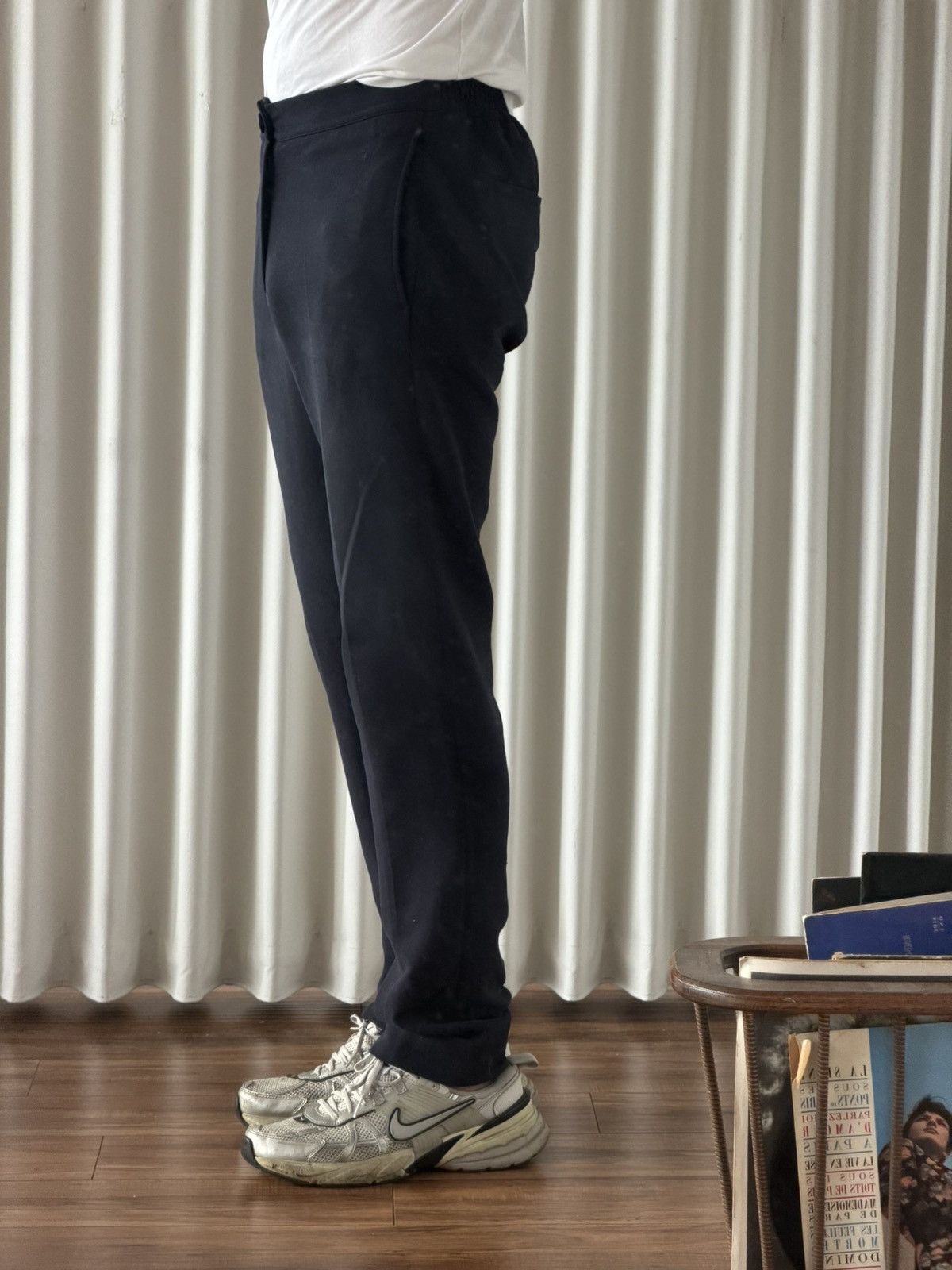 Sandro Navy Sandro Trousers (Size 30) Size US 30 / EU 46 - 2 Thumbnail