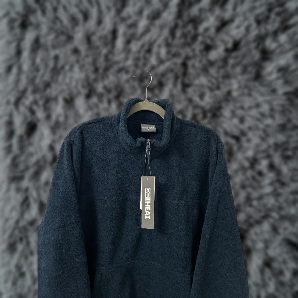 Vintage 32 Degrees Heat Fleece 1/4 Zip Mens XL Eclipse Navy Pullover Pockets L/S NWT Size US XL / EU 56 / 4 - 1 Thumbnail