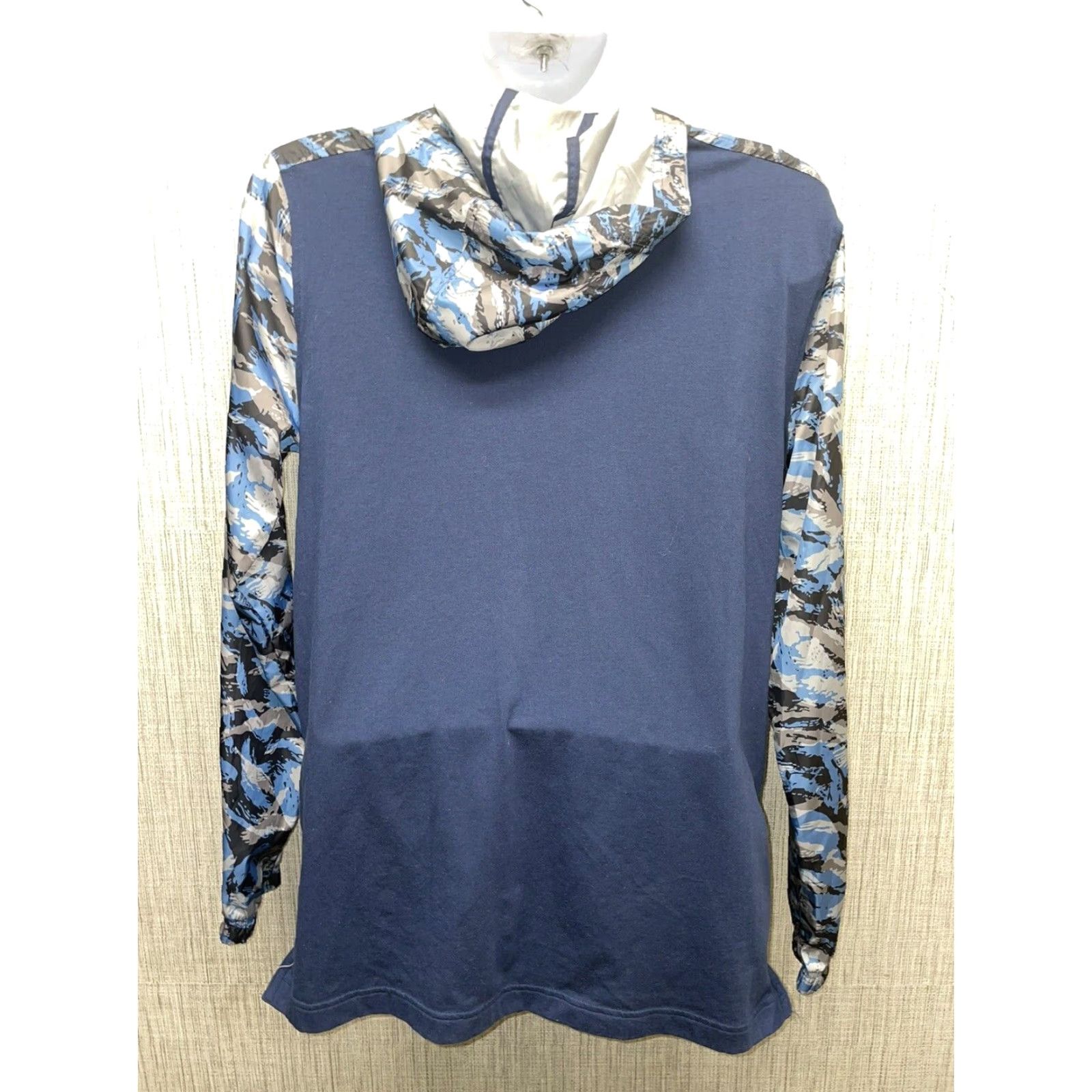 Under Armour Under Armour Fitted Blue Camo Hoodie Jacket Mens L Size US L / EU 52-54 / 3 - 7 Thumbnail