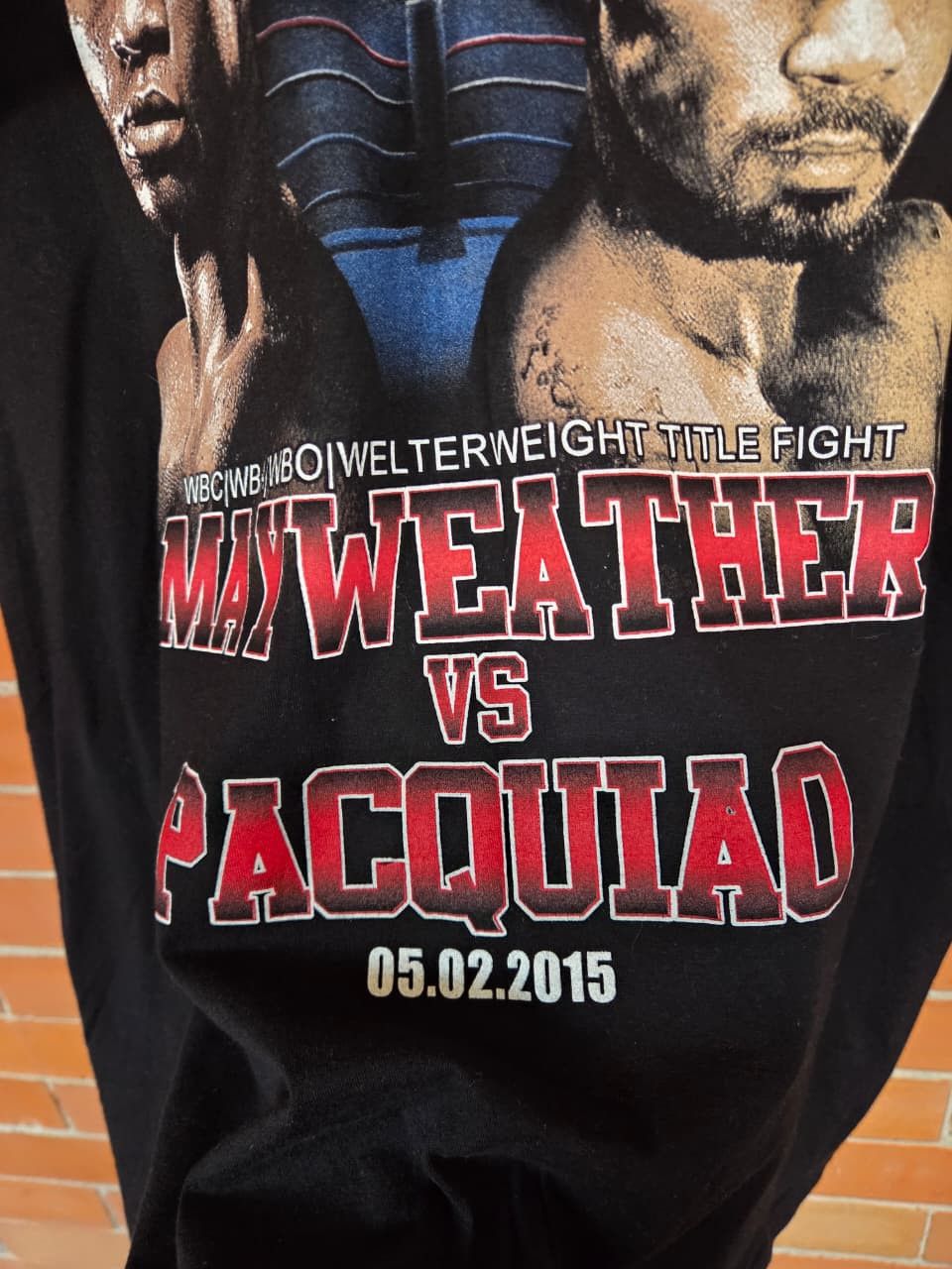 Vintage 2012 Floyd Mayweather vs Pacquiao Size US L / EU 52-54 / 3 - 3 Thumbnail