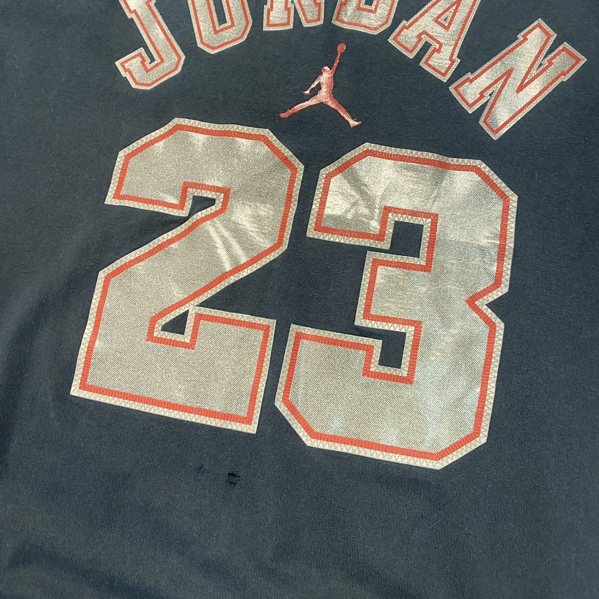 Jordan Brand Vintage Jordan 23 Big Centre logo 90’s Streetwear tee Size US M / EU 48-50 / 2 - 5 Thumbnail