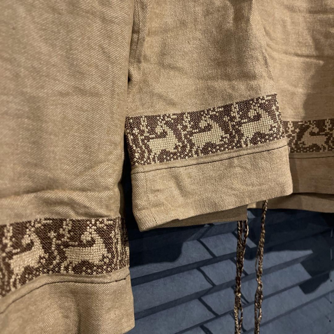 Number (N)ine AW02 "Nowhere Man" Long Sleeve Henley Tee Size US M / EU 48-50 / 2 - 4 Thumbnail