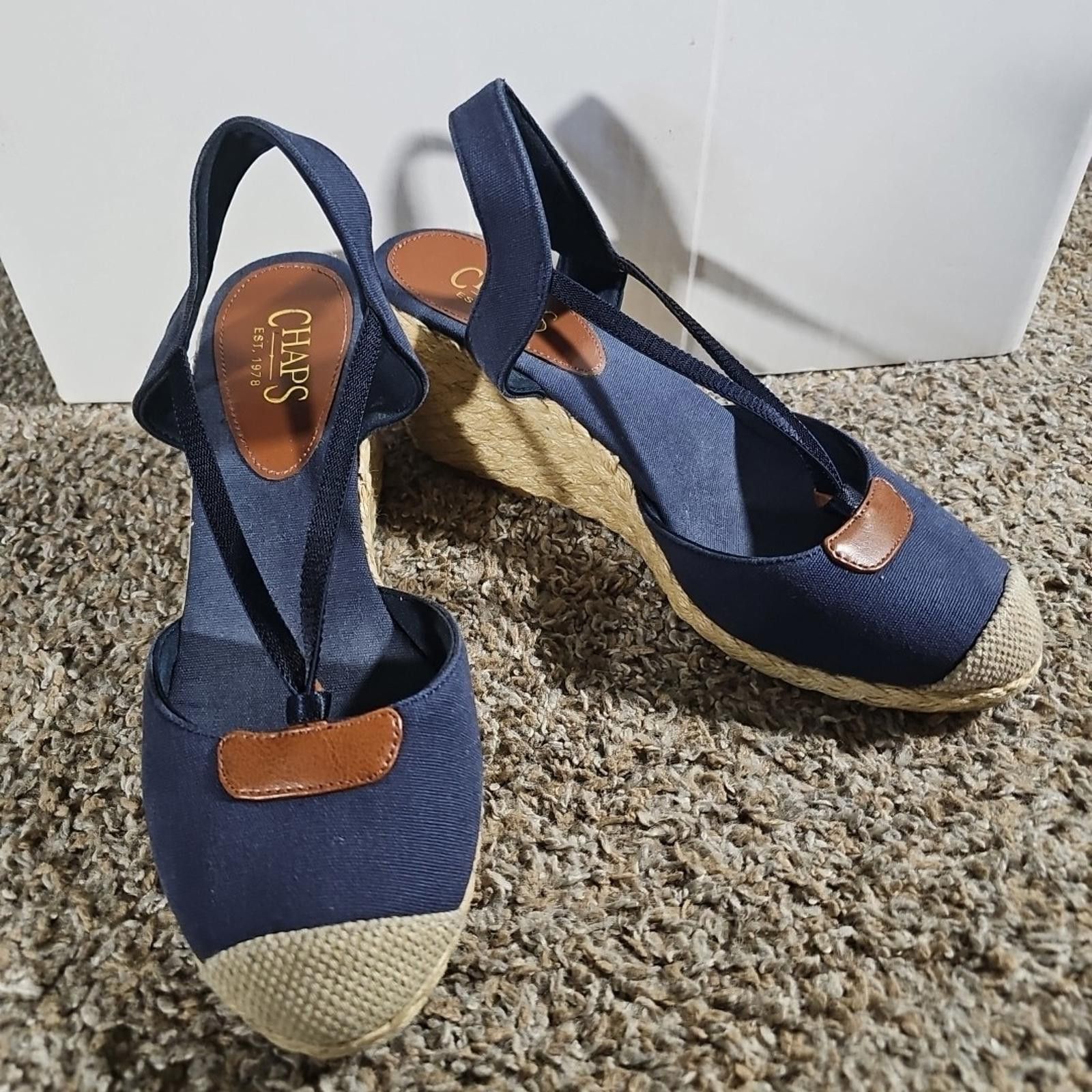 Chaps Chaps Clarisa Wedge Heel Sandal Sz 9B Size US 9 / IT 39 - 2 Thumbnail
