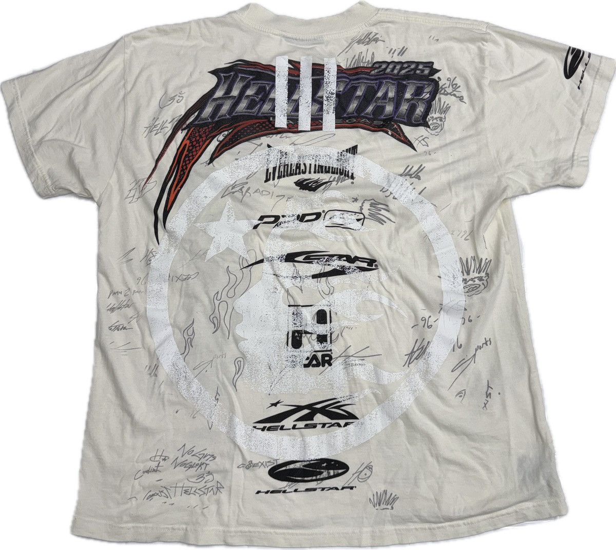 HELLSTAR Hellstar x Adidas Nascar T-shirt Size US S / EU 44-46 / 1 - 3 Thumbnail