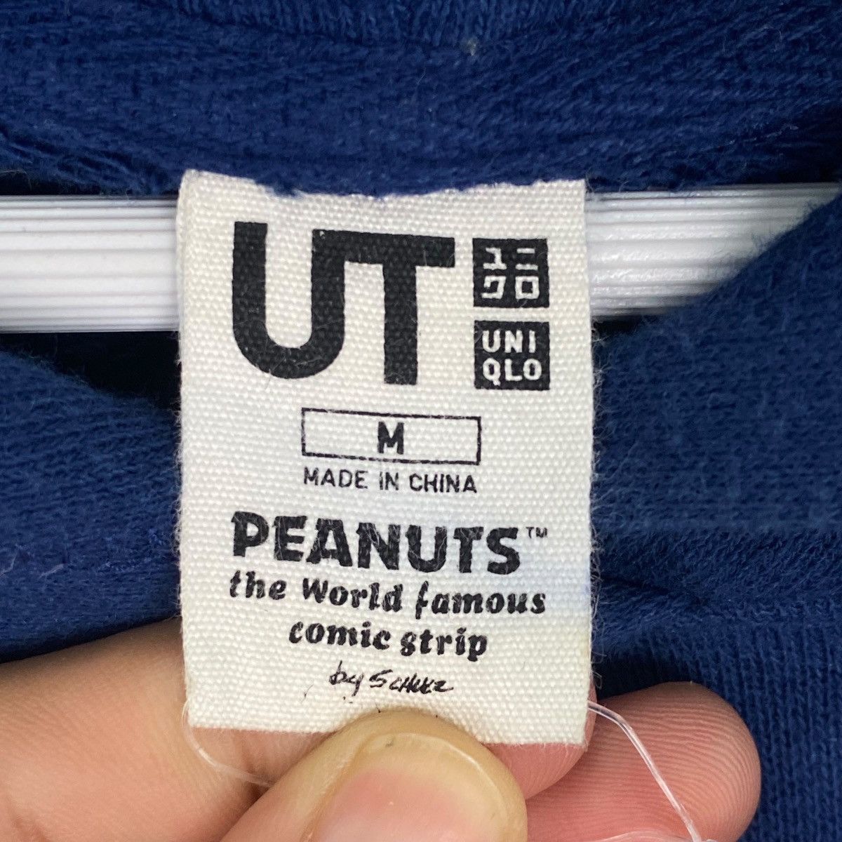 Other Vintage Peanuts Snoopy Printed Hoodies NavyBlue SizeM Size US M / EU 48-50 / 2 - 5 Thumbnail