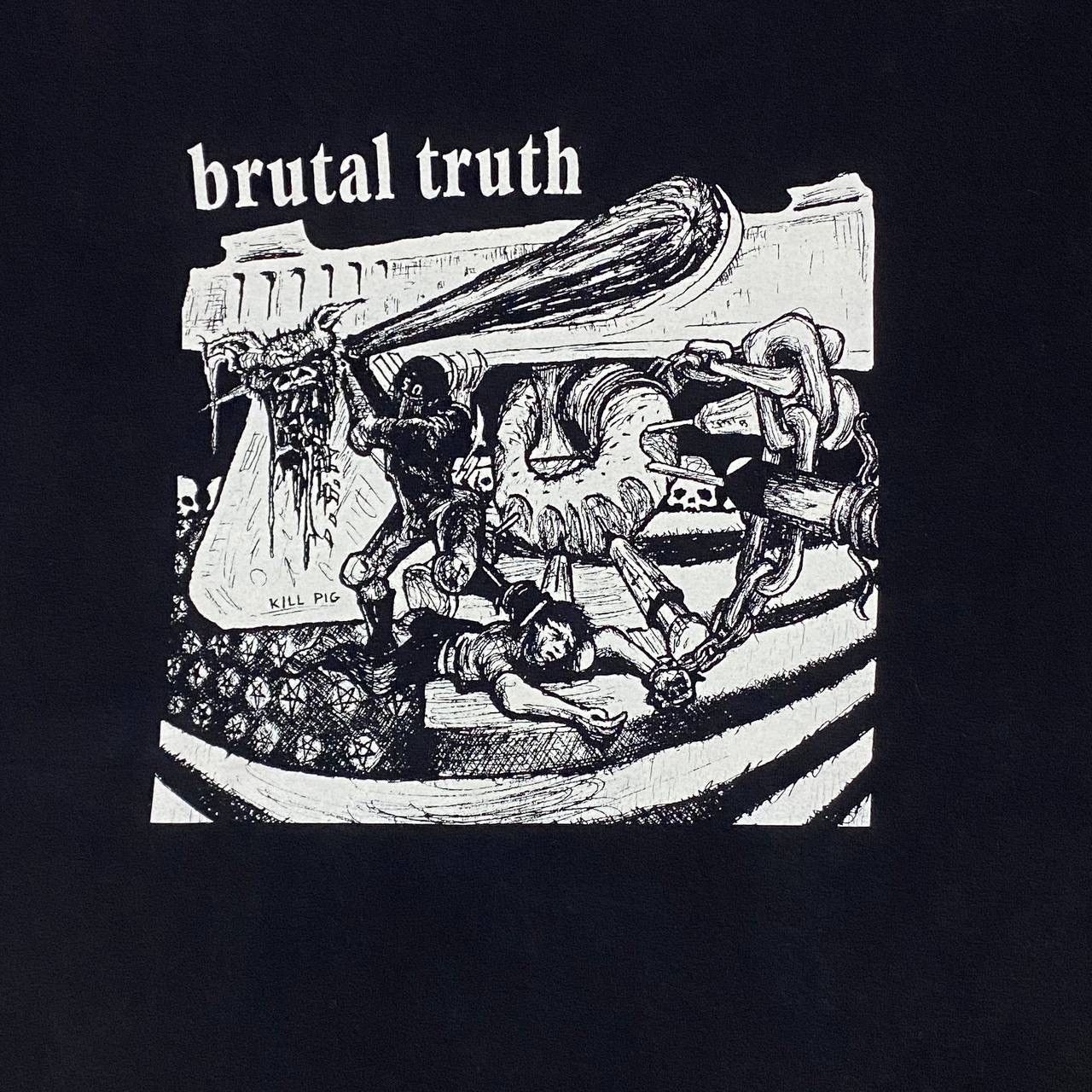 Band Tees Grindcore band brutal truth Y2K Size US M / EU 48-50 / 2 - 2 Thumbnail