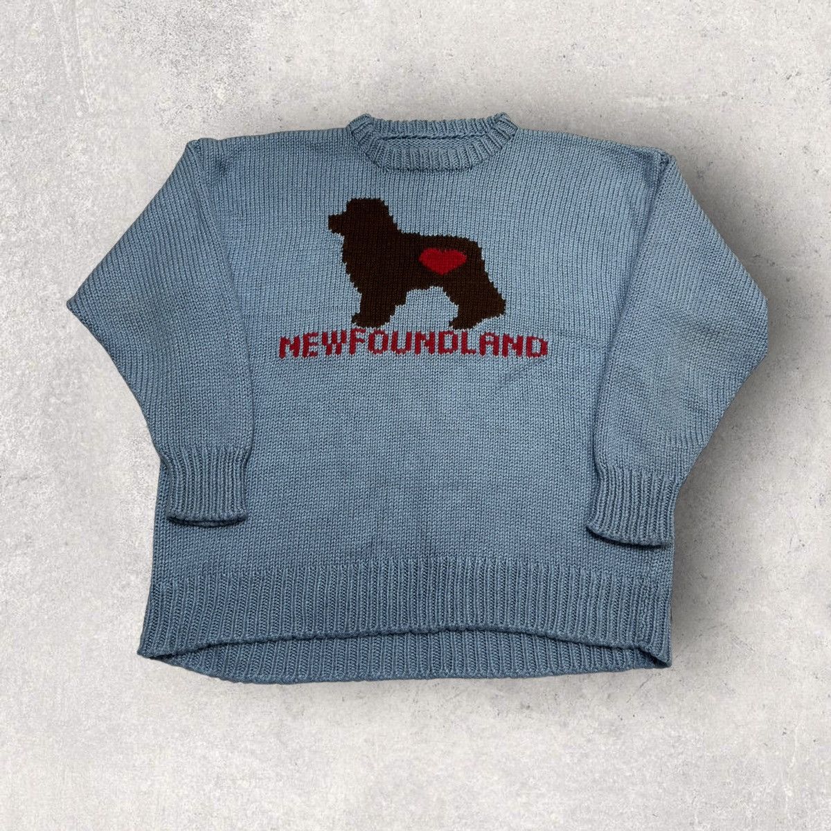 image of Vintage Newfoundland Sweater in Blue, Men's (Size XL)