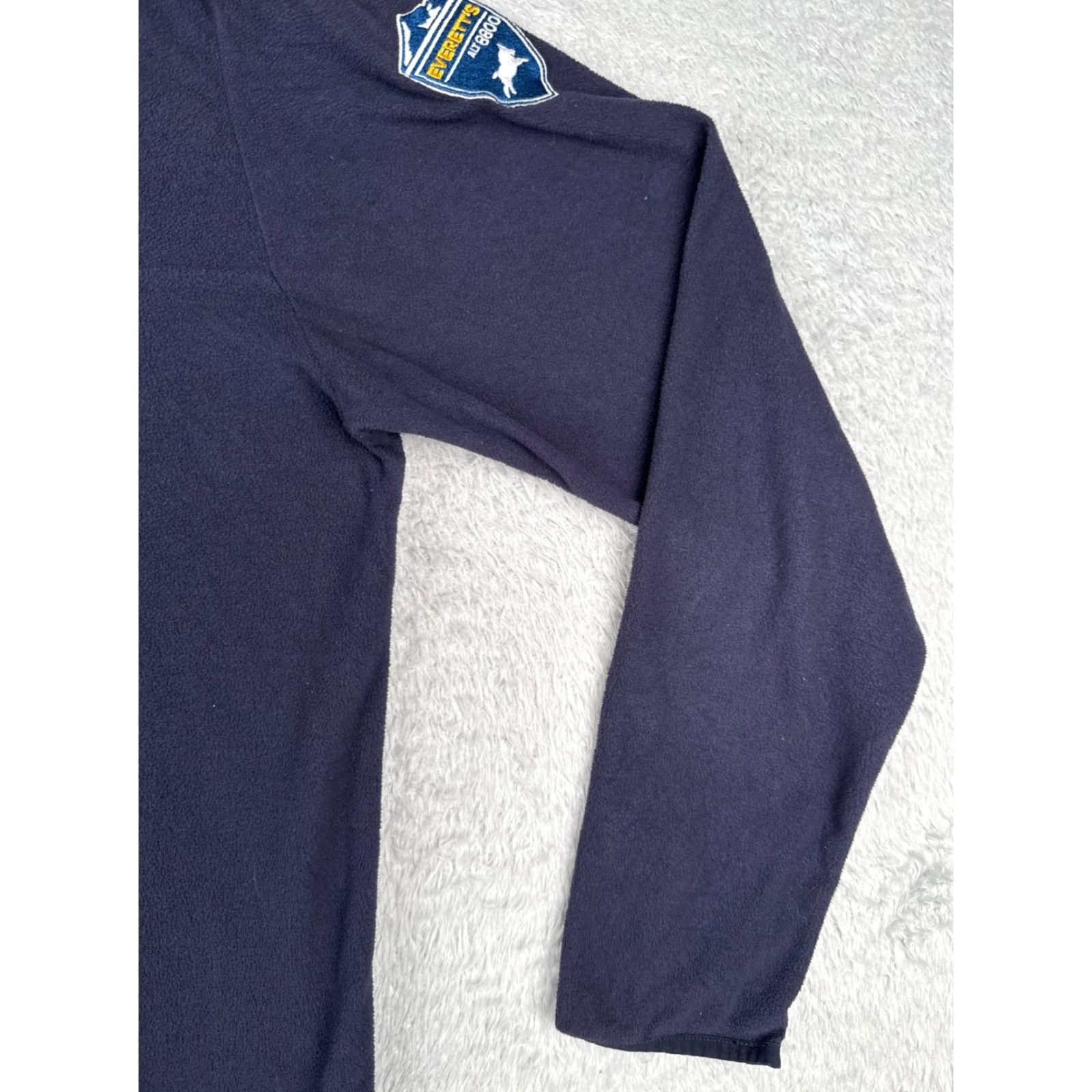 The North Face The North Face Sweater Mens Large Blue Fleece 1/4 Zip Everett's Polyester Fleece Size US L / EU 52-54 / 3 - 2 Thumbnail