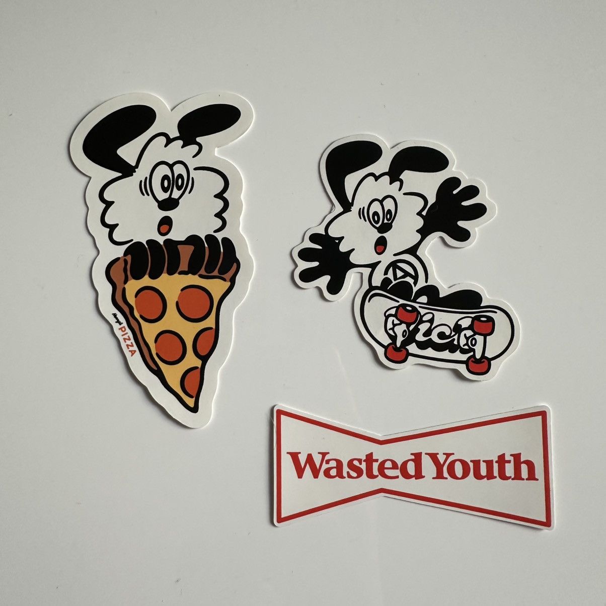 Wasted Youth Verdy herrys pizza sticker set Size ONE SIZE - 1 Thumbnail