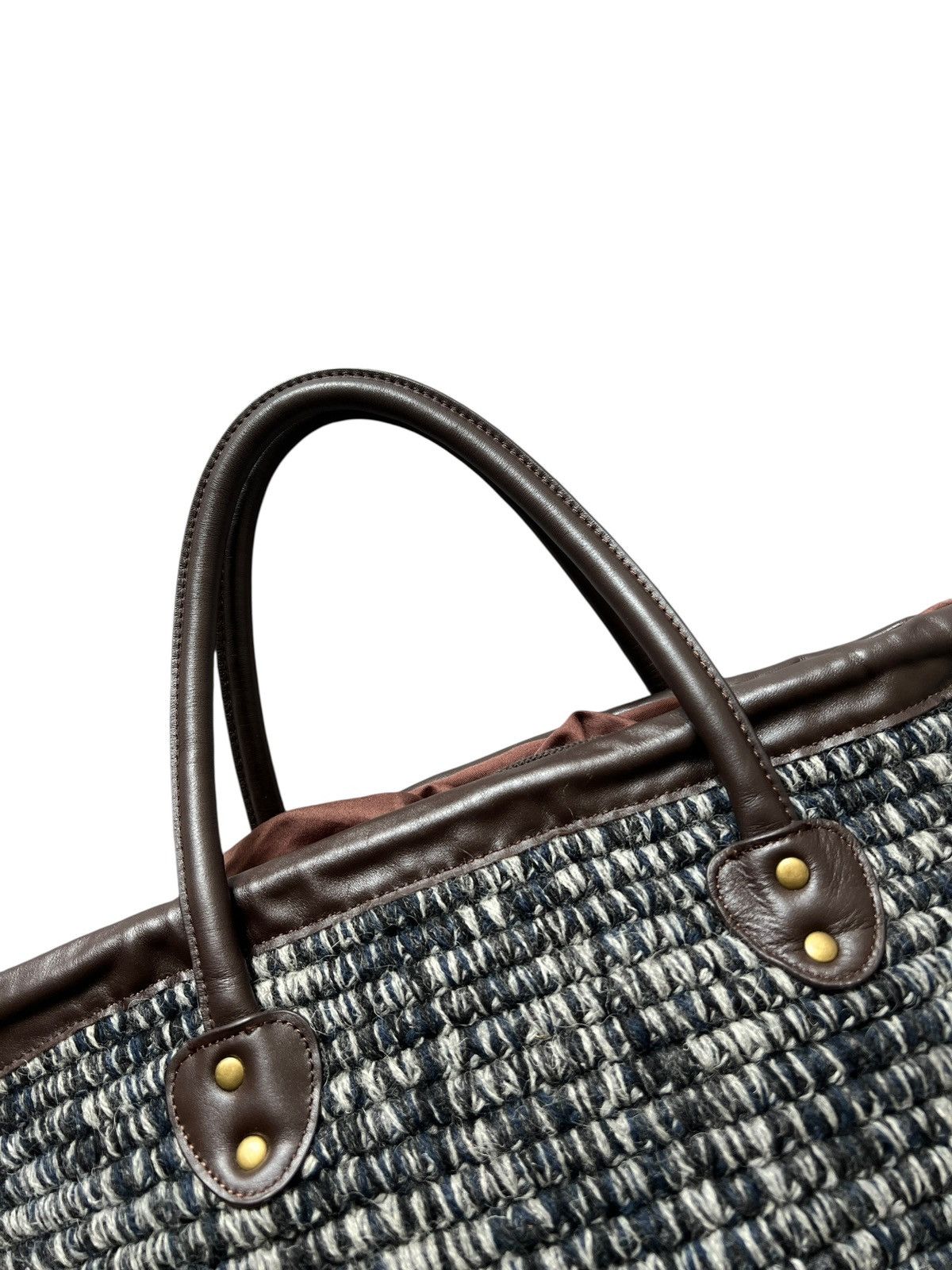 Issey Miyake 1990s Issey Miyake Plantation Bucket Rug Shoulder Bag Size ONE SIZE - 3 Thumbnail