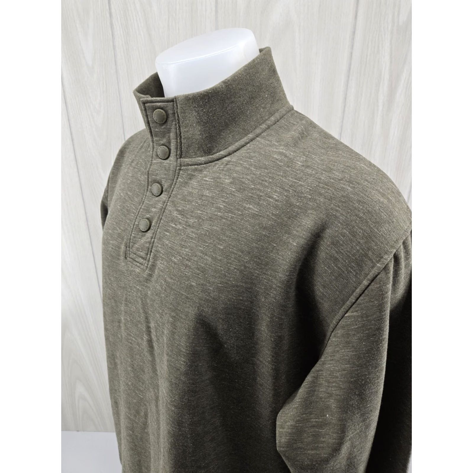 Orvis Orvis Men 2XL Fleece Sweater 1/4 Zip Pullover Green Casual Outdoor Shirt Size US XXL / EU 58 / 5 - 6 Thumbnail