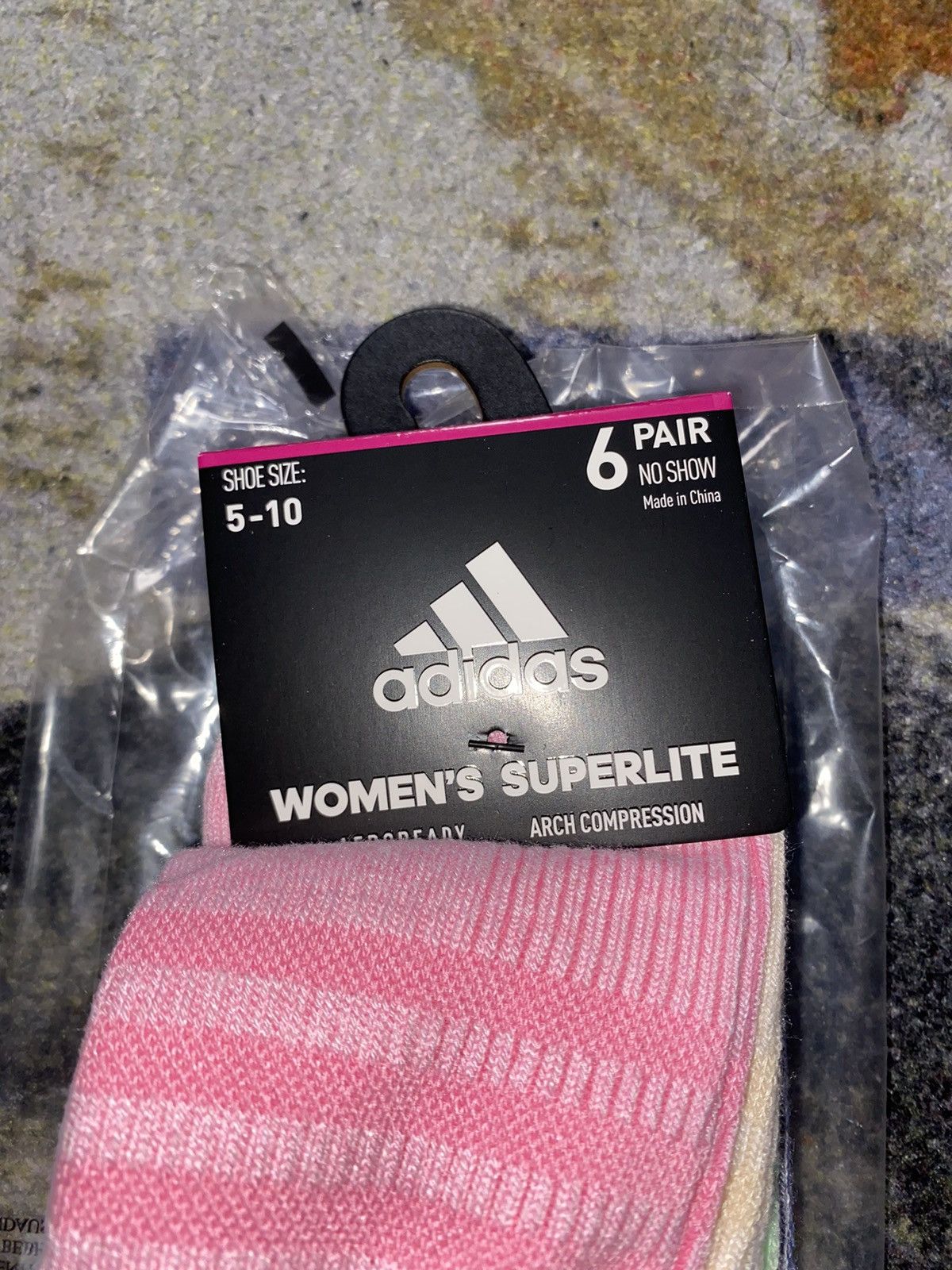 Adidas Adidas Superlite 3.0 No-Show Socks (6 PACK) MEDIUM Size ONE SIZE - 3 Thumbnail