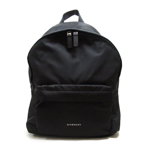 image of Givenchy Nylon Logo Backpack in Black, Women's
