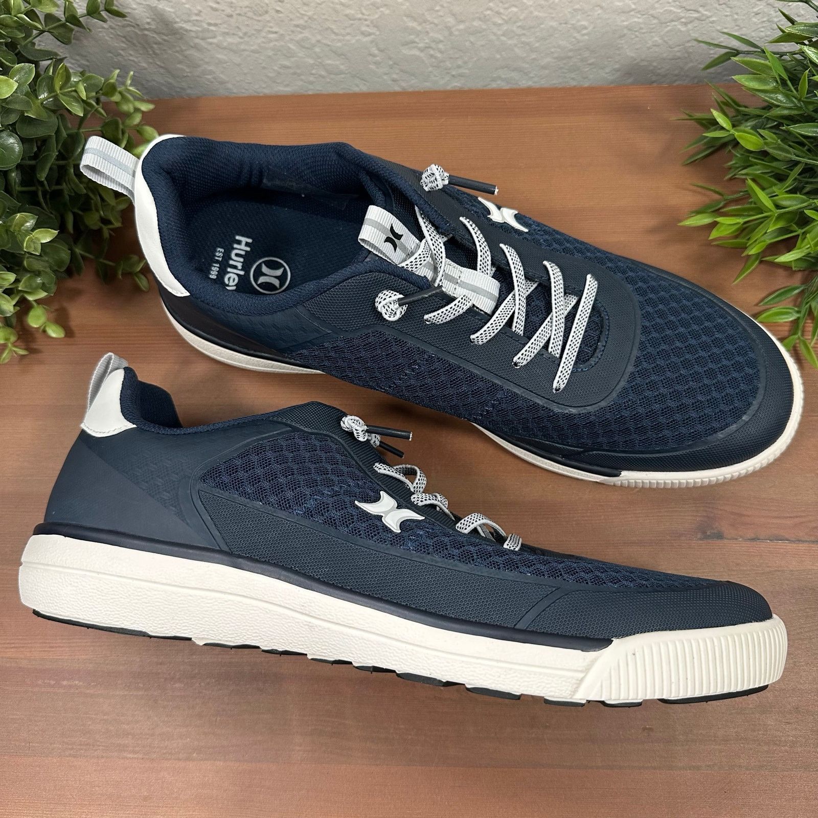 Hurley Hurley Men's Exeter Blue Memory Foam Lightweight Sneakers Size US 13 / EU 46 - 1 Thumbnail