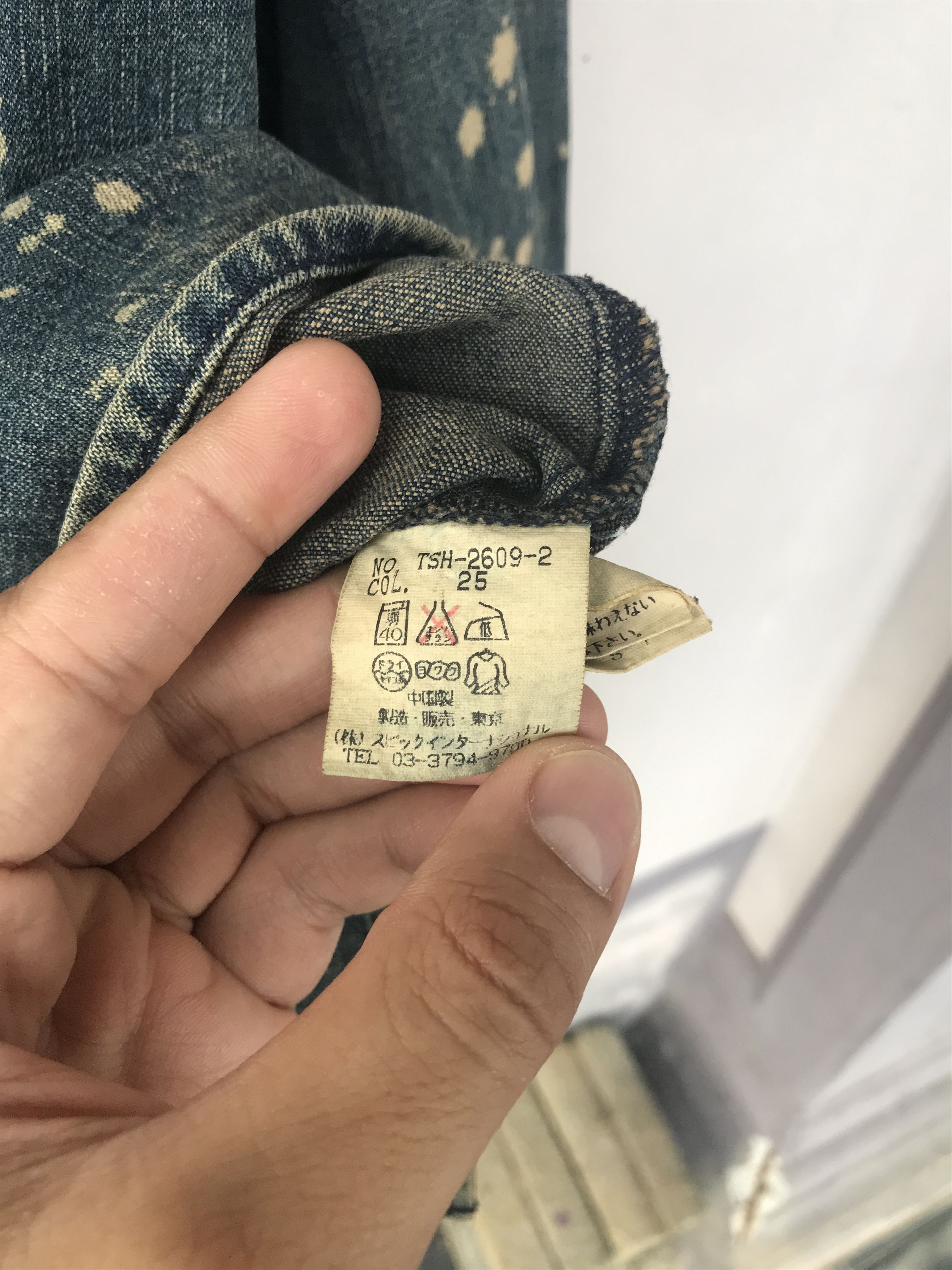 Tornado Mart Vintage Tornado Mart Denim Button Up Asid Wash Design Size US L / EU 52-54 / 3 - 6 Thumbnail
