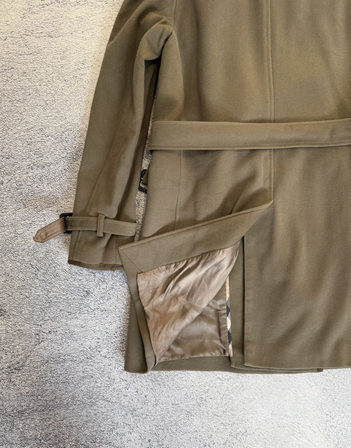 Burberry Burberry Women Trench Coat Wool Cashmere Belted UK8 USA6 Size M / US 6-8 / IT 42-44 - 16 Thumbnail