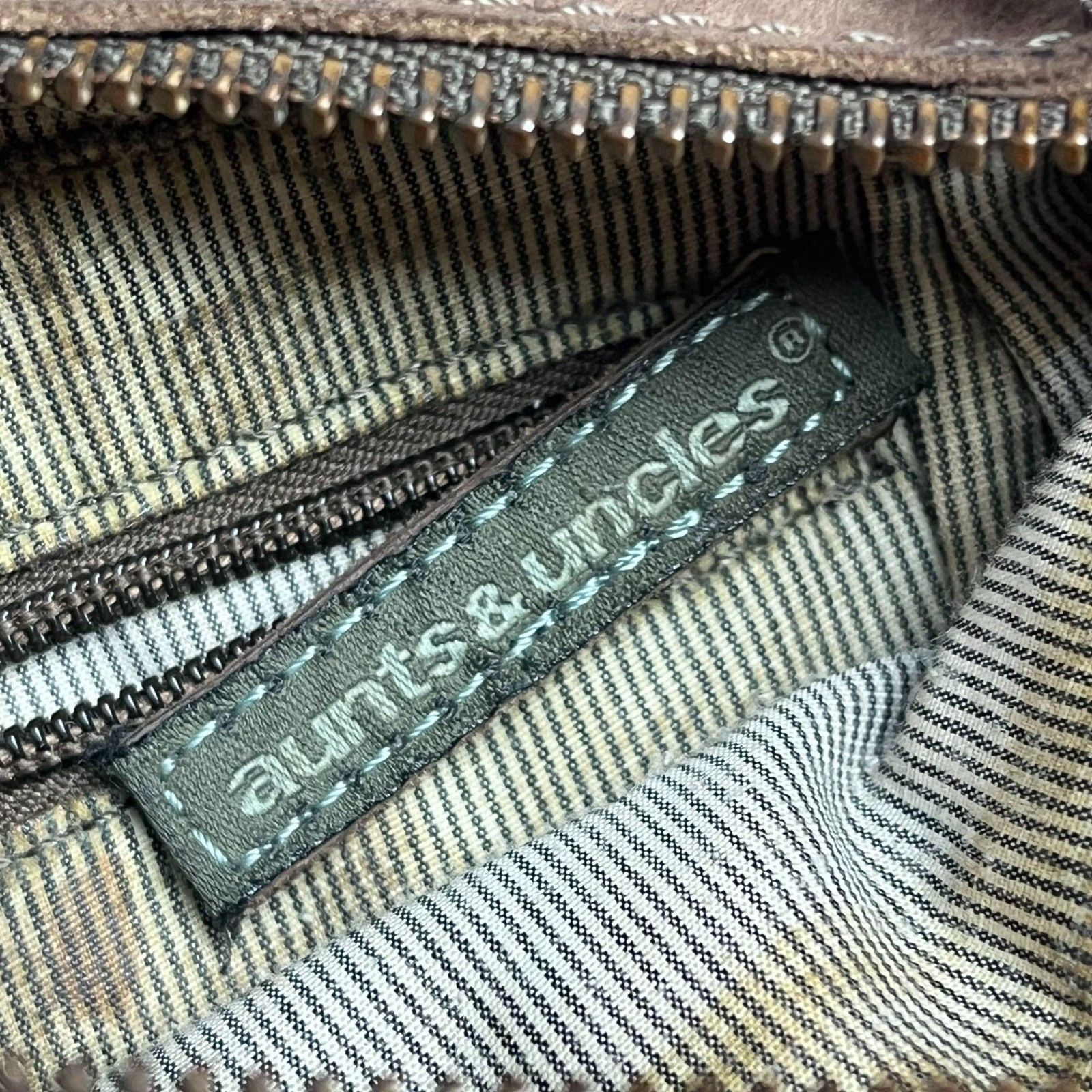 Vintage Aunts & Uncles 100% Heavy Leather Vintage Shoulder Bag Size ONE SIZE - 7 Thumbnail