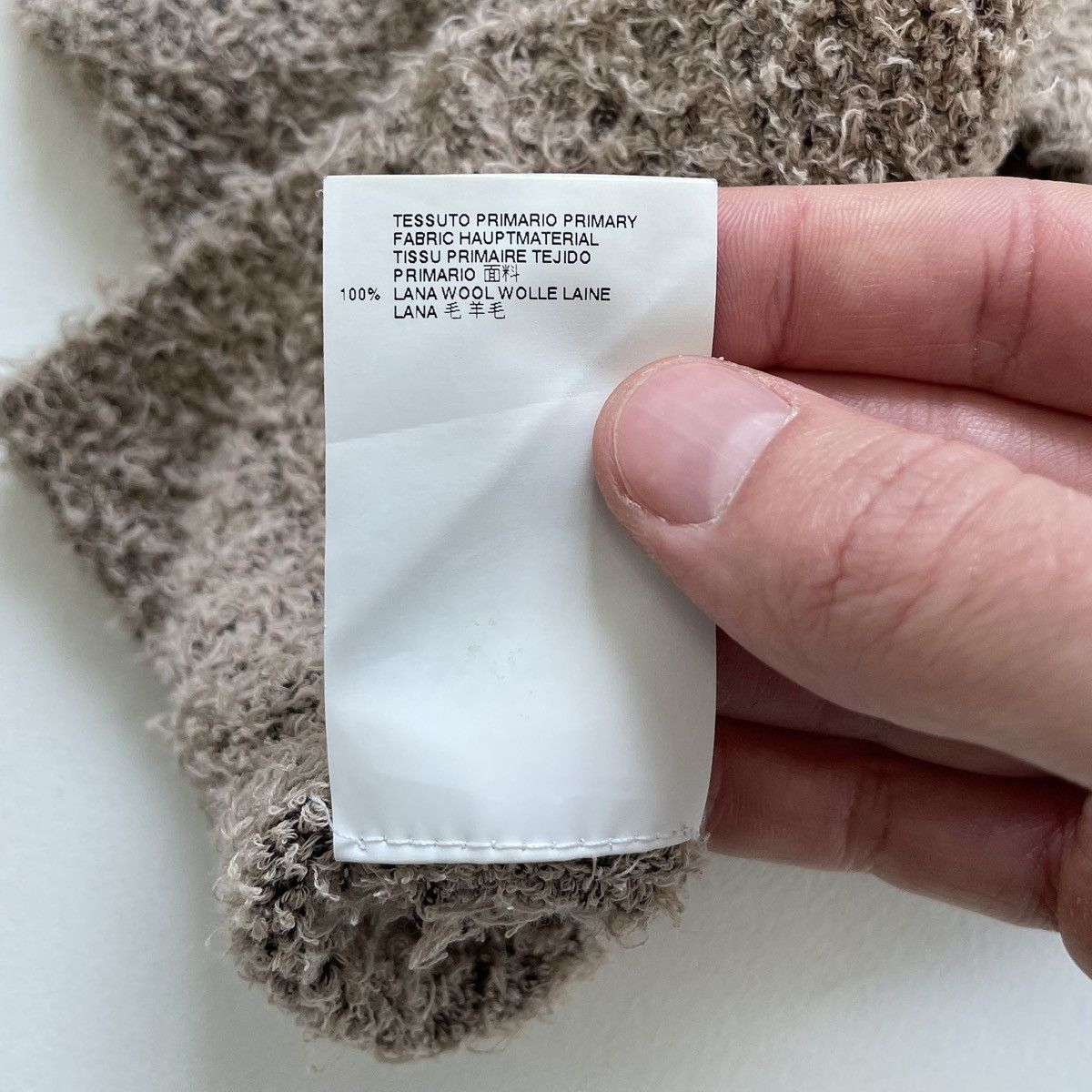 Maison Margiela S/S 15 Beige/Black ‘Boucle’ Sweater Size US M / EU 48-50 / 2 - 10 Thumbnail