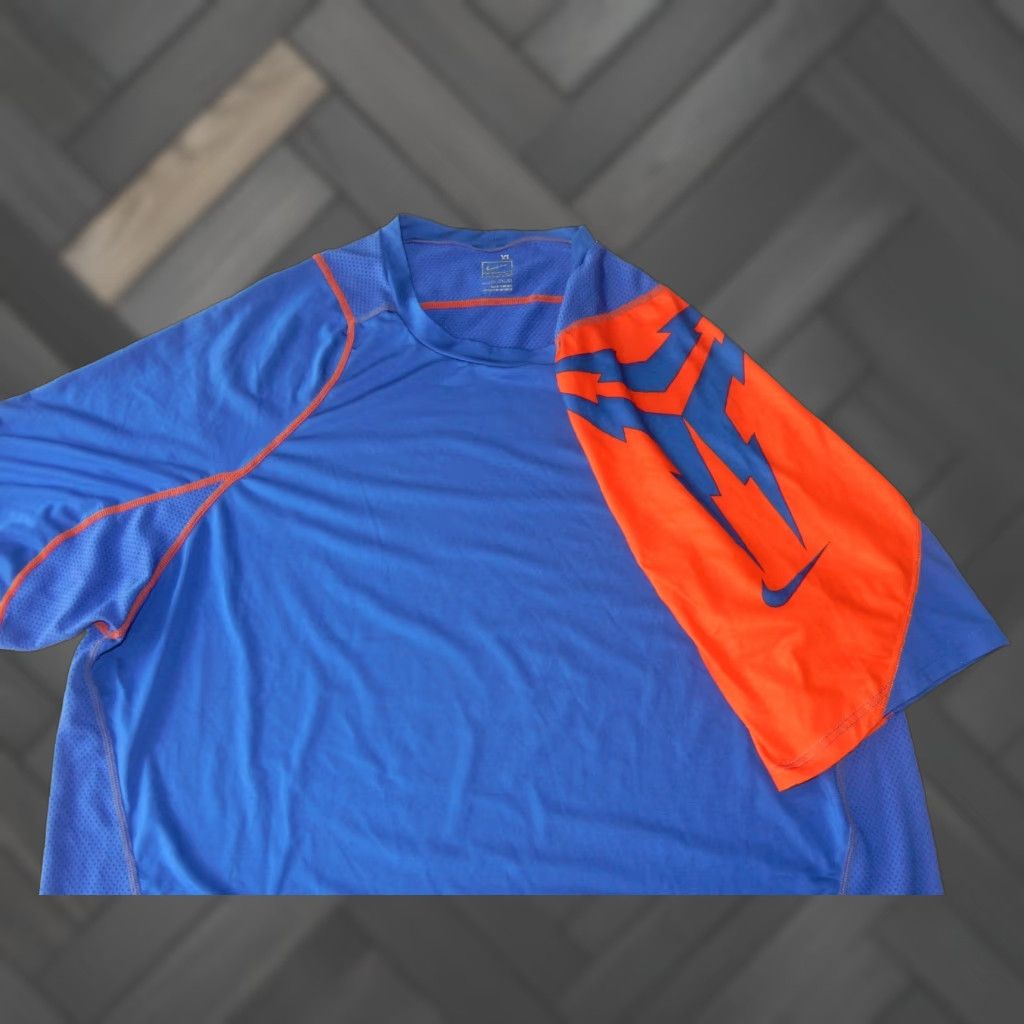 Nike Nike Men's T Shirt XL Kobe Bryant Mamba Decal Logo Blue Short Sleeve Activewear Basketball Logo Shirt Mens L Size US L / EU 52-54 / 3 - 1 Thumbnail