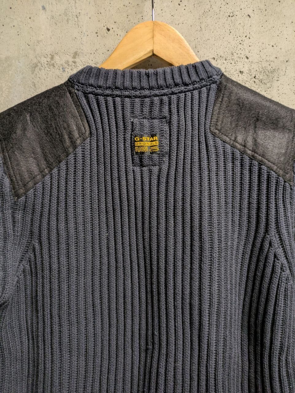 G-Star × Vintage G star raw ribbed sweater Size US M / EU 48-50 / 2 - 7 Thumbnail