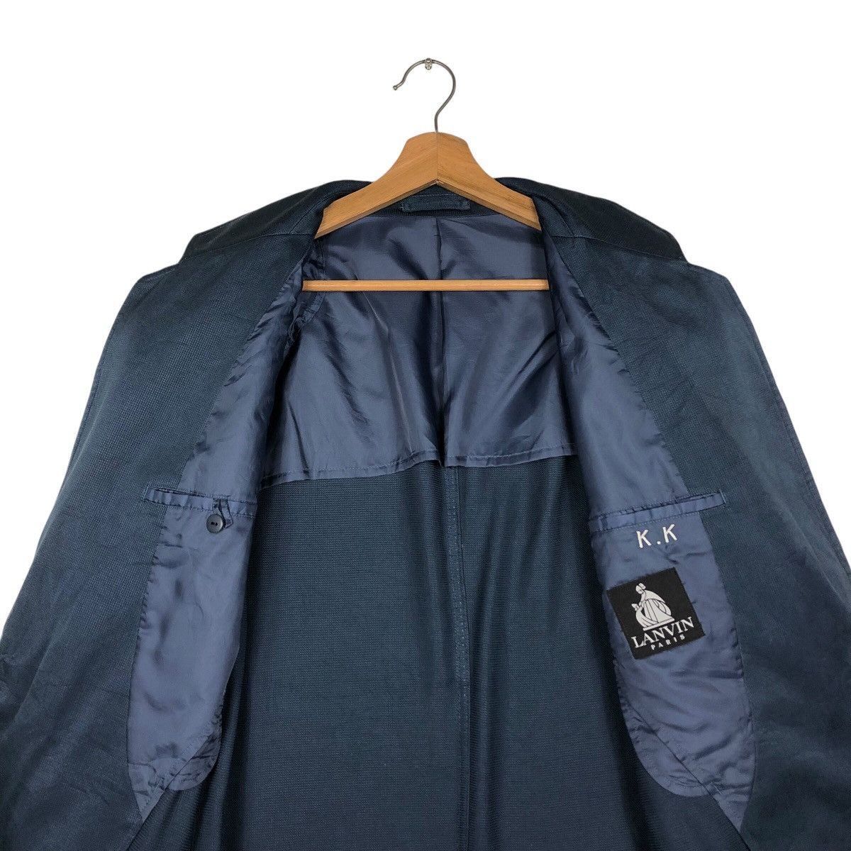 Japanese Brand 📌Vintage Lanvin Paris Chore Casual Coats Double Breast Size US M / EU 48-50 / 2 - 15 Thumbnail