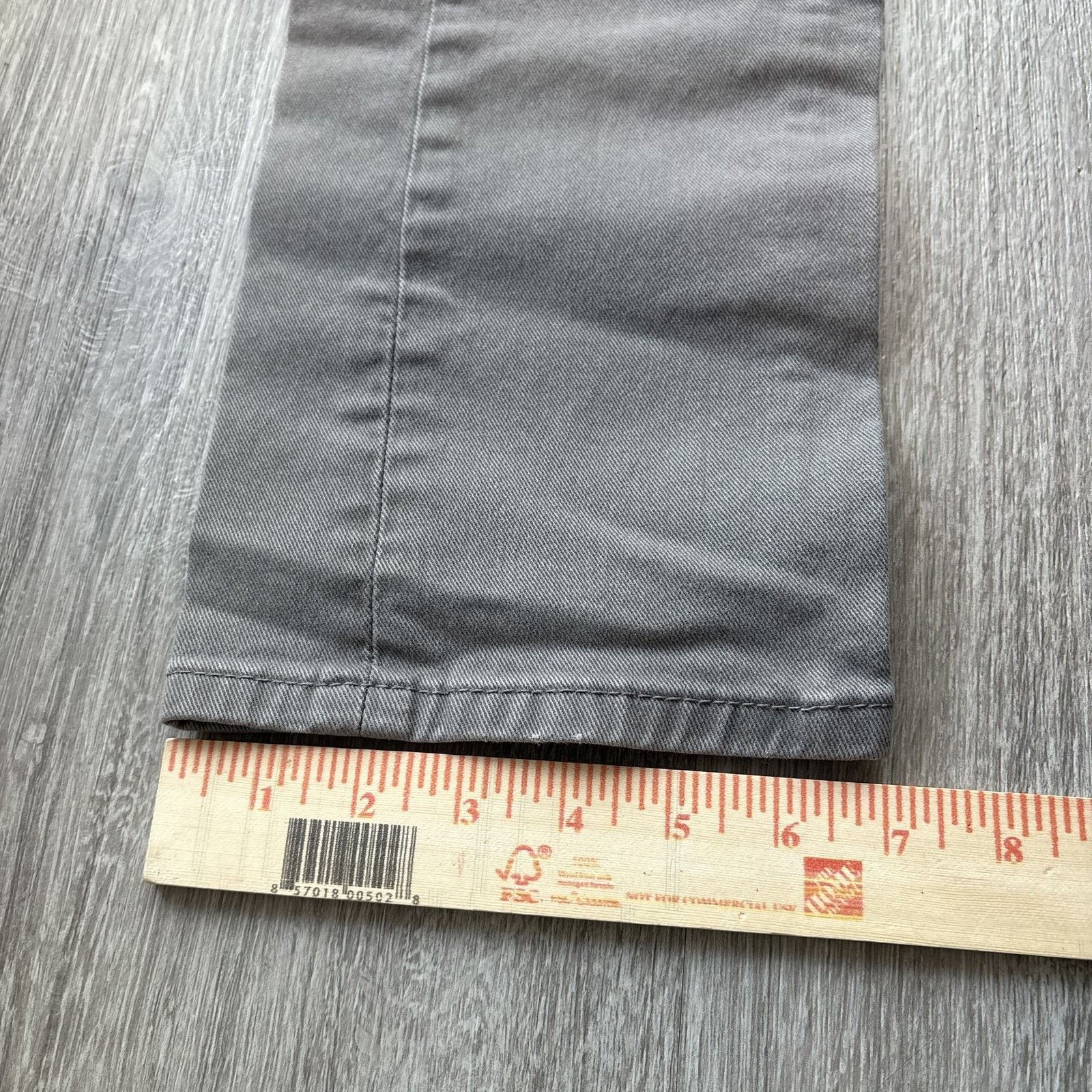 Levi's Levi's 513 Men's Gray Slim Straight Jeans 29x32 Size US 29 - 5 Thumbnail