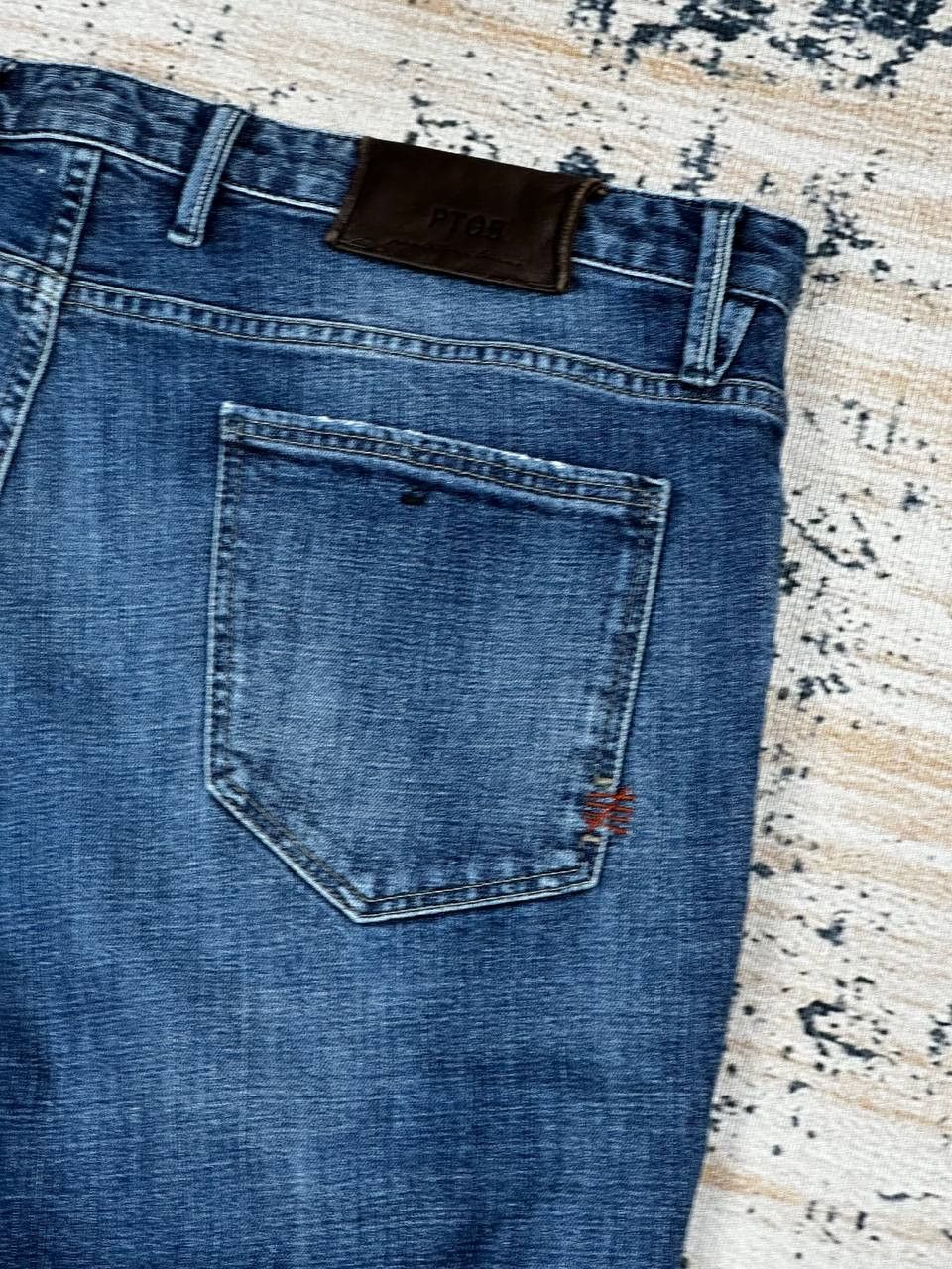 PT Torino Pt01 PT05 Torino Blue Ripped Italian Denim Jeans Pants Size US 38 / EU 54 - 13 Thumbnail