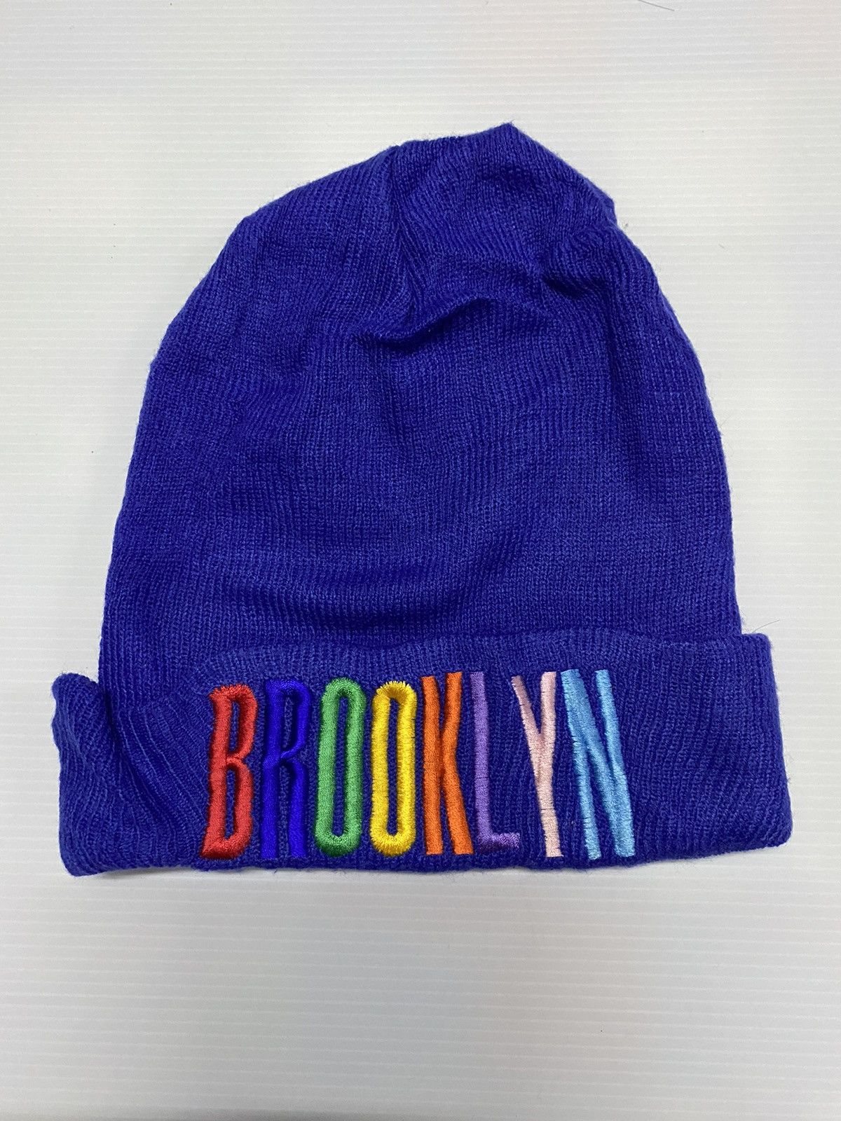 Brooklyn Embroidery Beanie Hat