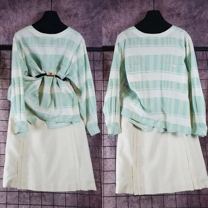 Dior Dior Summer Green Embroidered Logo Crop Shirt 0089 Size M / US 6-8 / IT 42-44 - 1 Thumbnail