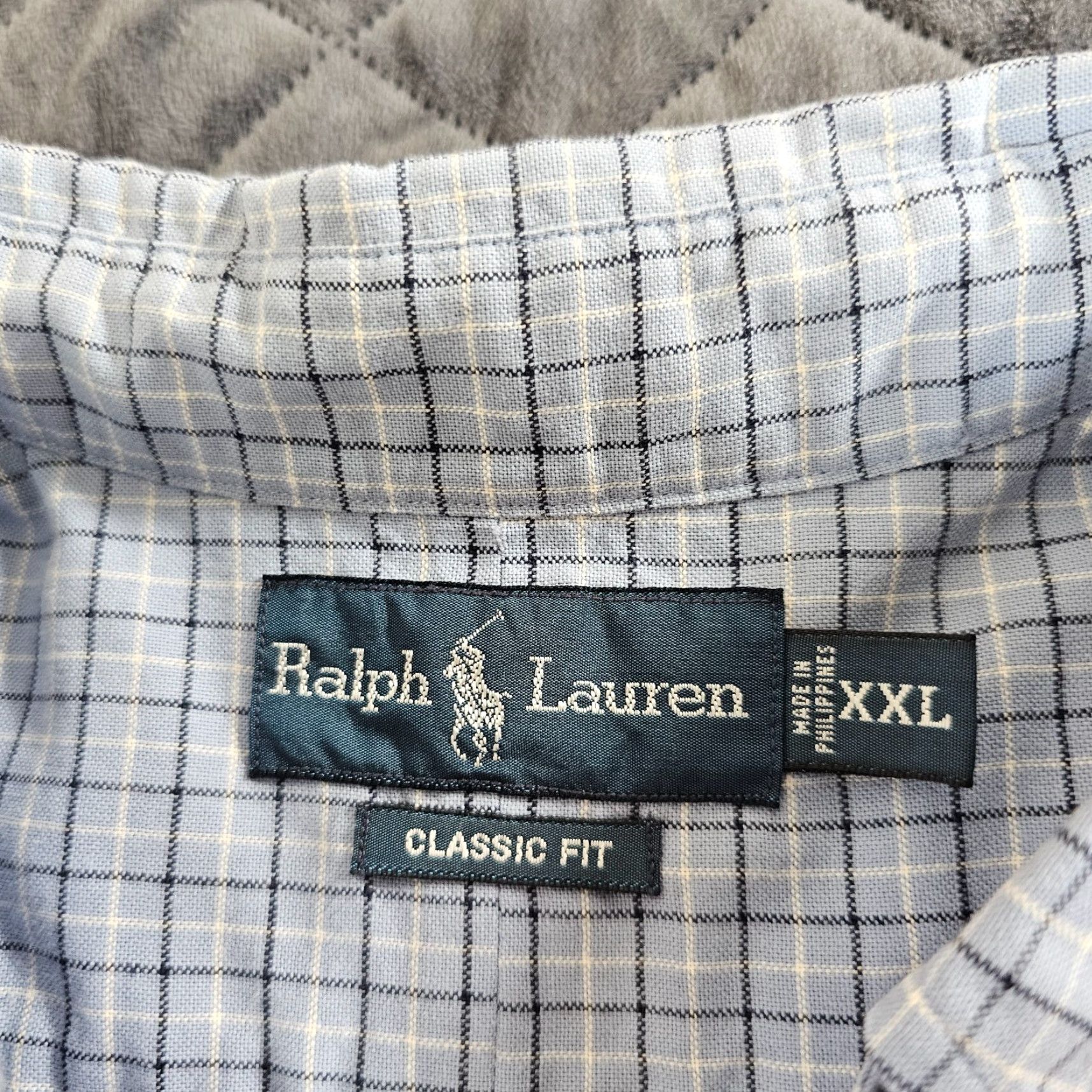 Ralph Lauren Ralph Lauren Blue Label Men’s 2XL Blue Check Long Sleeve Button Down Shirt Pony Shirt Size US XXL / EU 58 / 5 - 2 Thumbnail