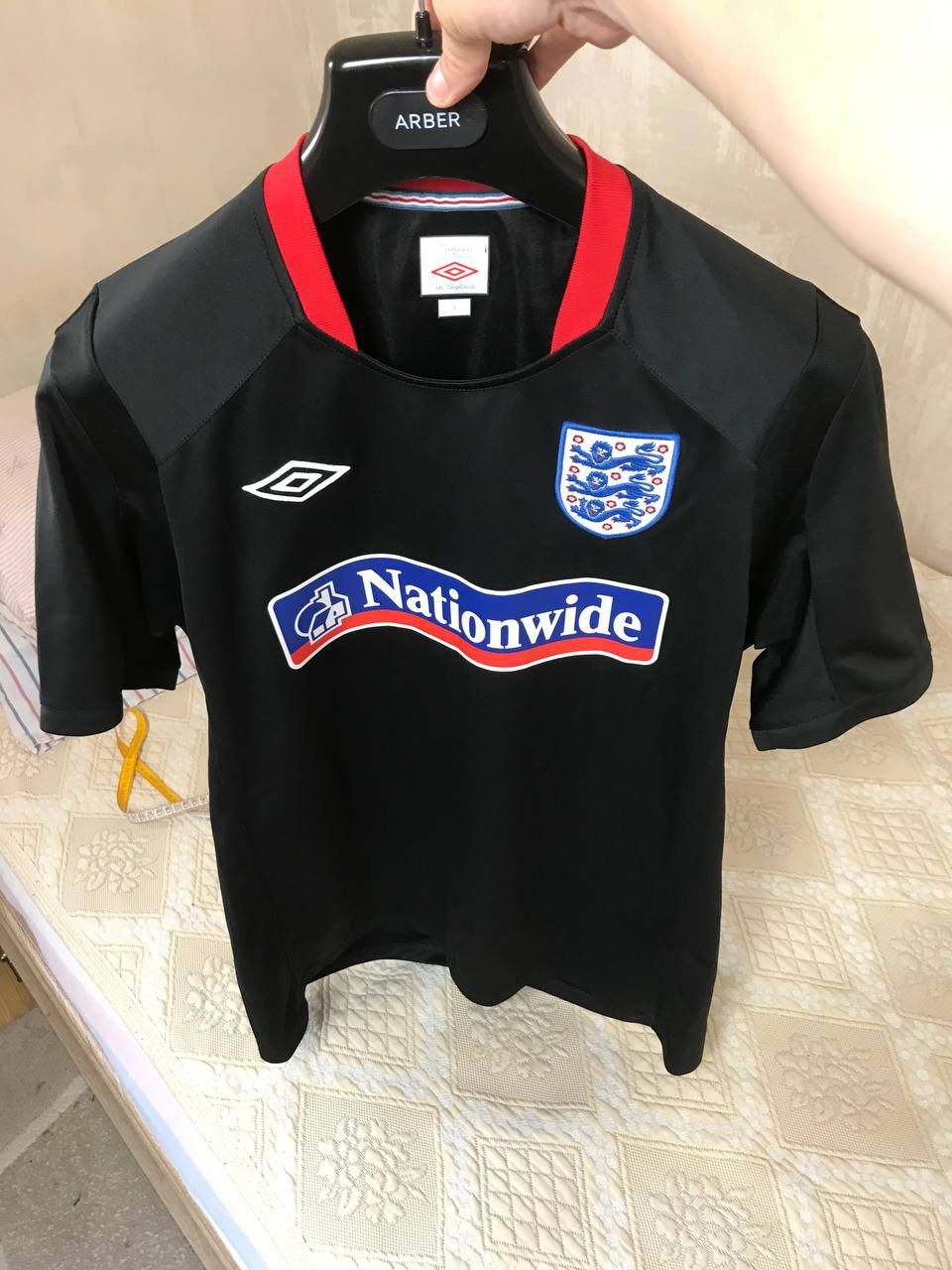 Umbro 🔥 Umbro England 2010 2011 Training Jersey T Shirt Soccer Size US L / EU 52-54 / 3 - 5 Thumbnail