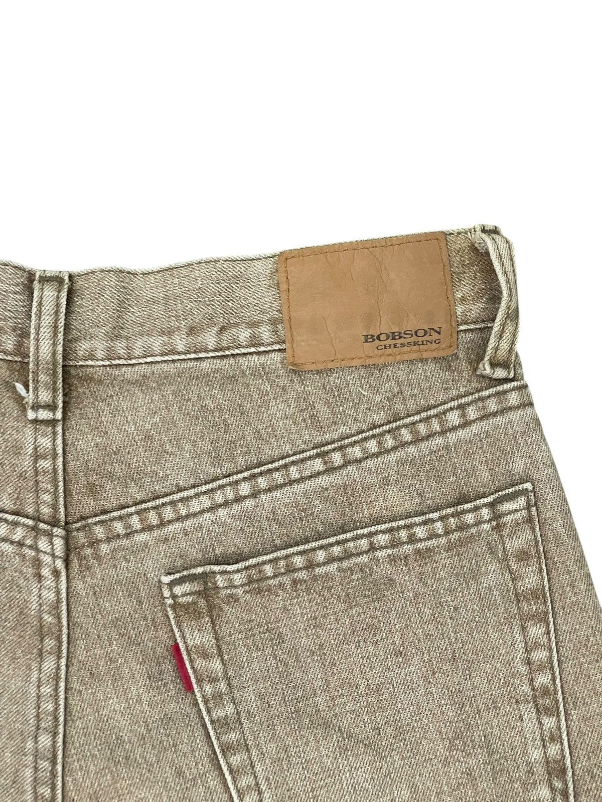 Le Grande Bleu (L.G.B.) Flare Jeans Vtg Bobson Japan Faded Distress Boot Cut Size US 29 - 18 Thumbnail