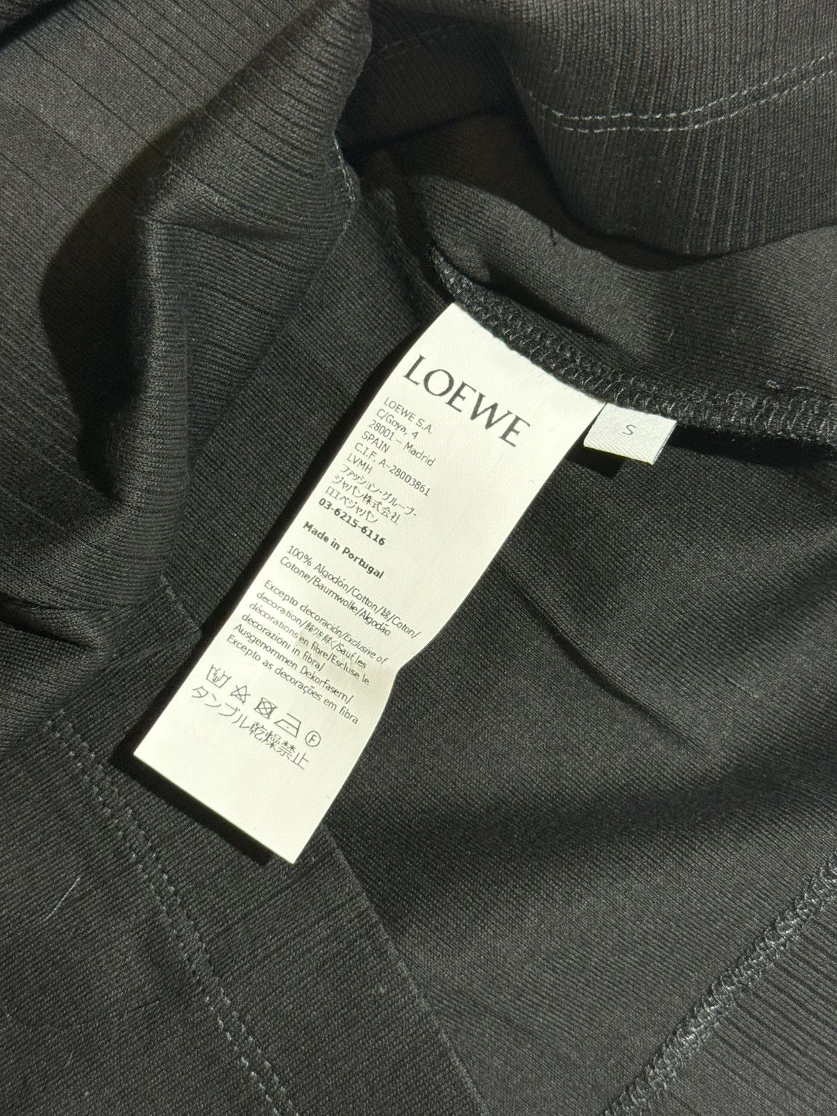 Loewe Loewe black crop top Size S / US 4 / IT 40 - 4 Thumbnail