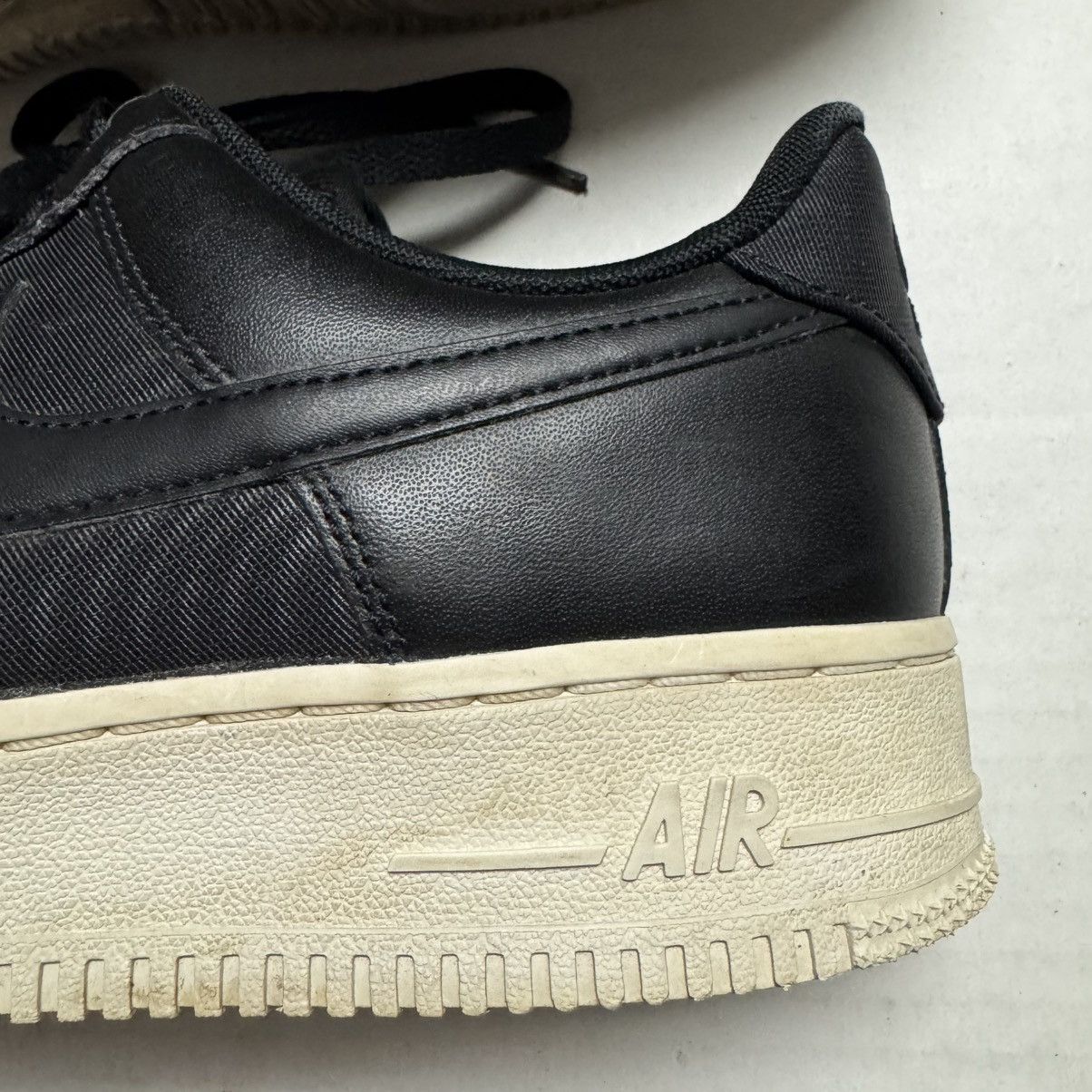 Nike Nike Air Force 1 Low Nylon Black White Size: 8 Size US 8 / EU 41 - 6 Thumbnail