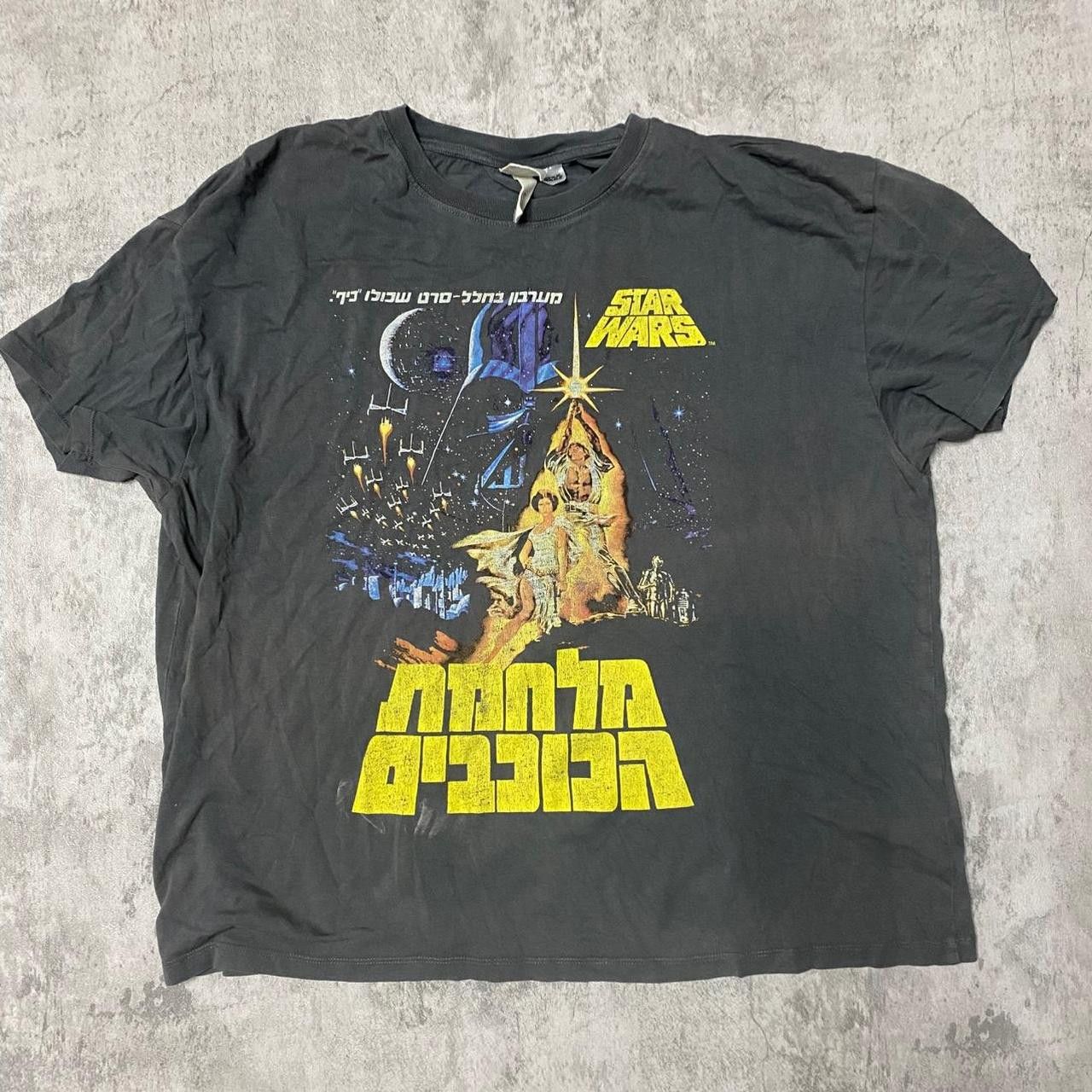 Star Wars Grey H&M Star Wars t-shirt Size US XL / EU 56 / 4 - 1 Thumbnail