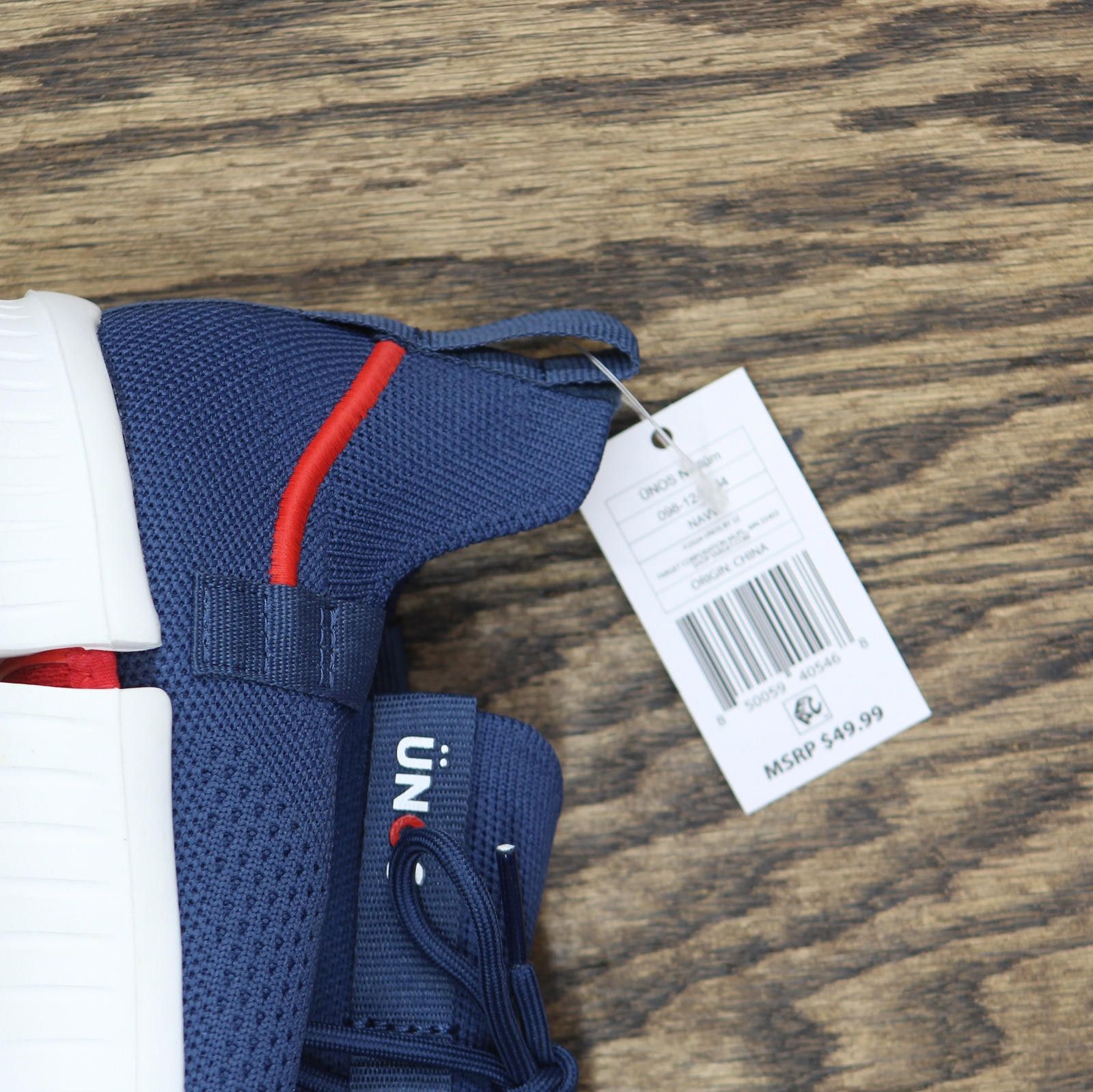 NWT Unos By Sz Top Navy Blue Mebs 6.5-7.5 / Womens 8.0-9.0