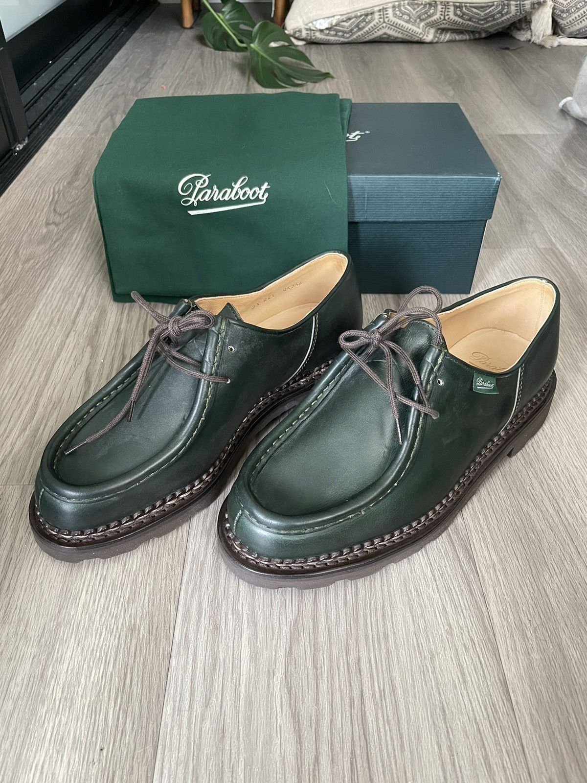 Paraboot NWT Paraboot Michael Lisse Vert Green 43 10US | Grailed